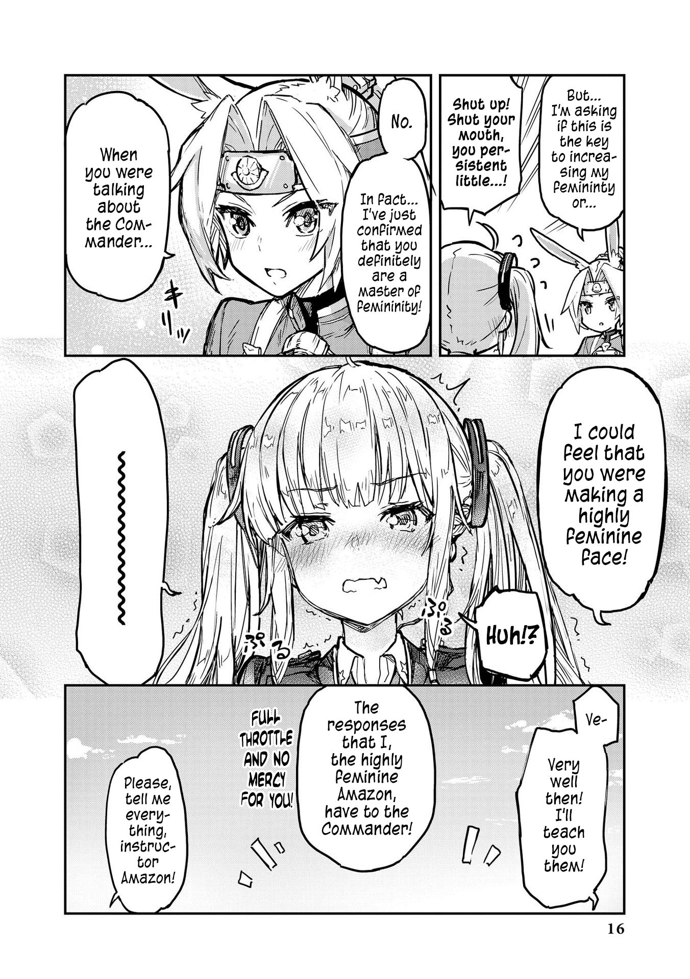 Azur Lane Comic Anthology Teach Me, Amazon 第8页