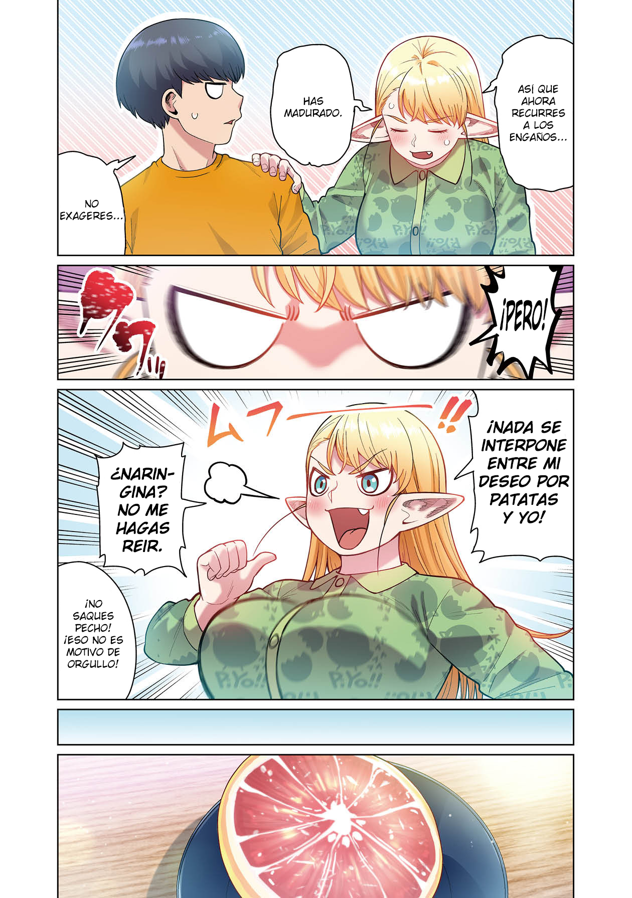 Shin Elf-san wa Yaserarenai. (Official Colored) Aceite de Elfa 第26页