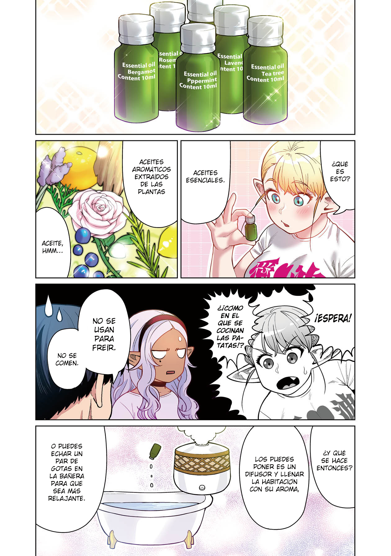 Shin Elf-san wa Yaserarenai. (Official Colored) Aceite de Elfa 第29页