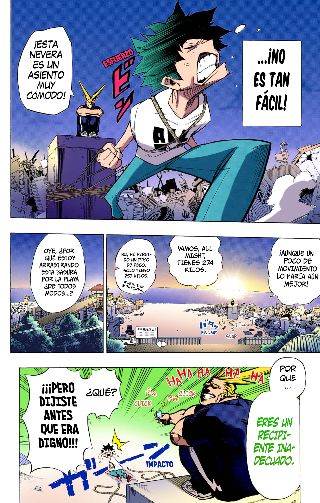 Boku no Hero Academia (Official Colored) Músculos rugientes 第12页