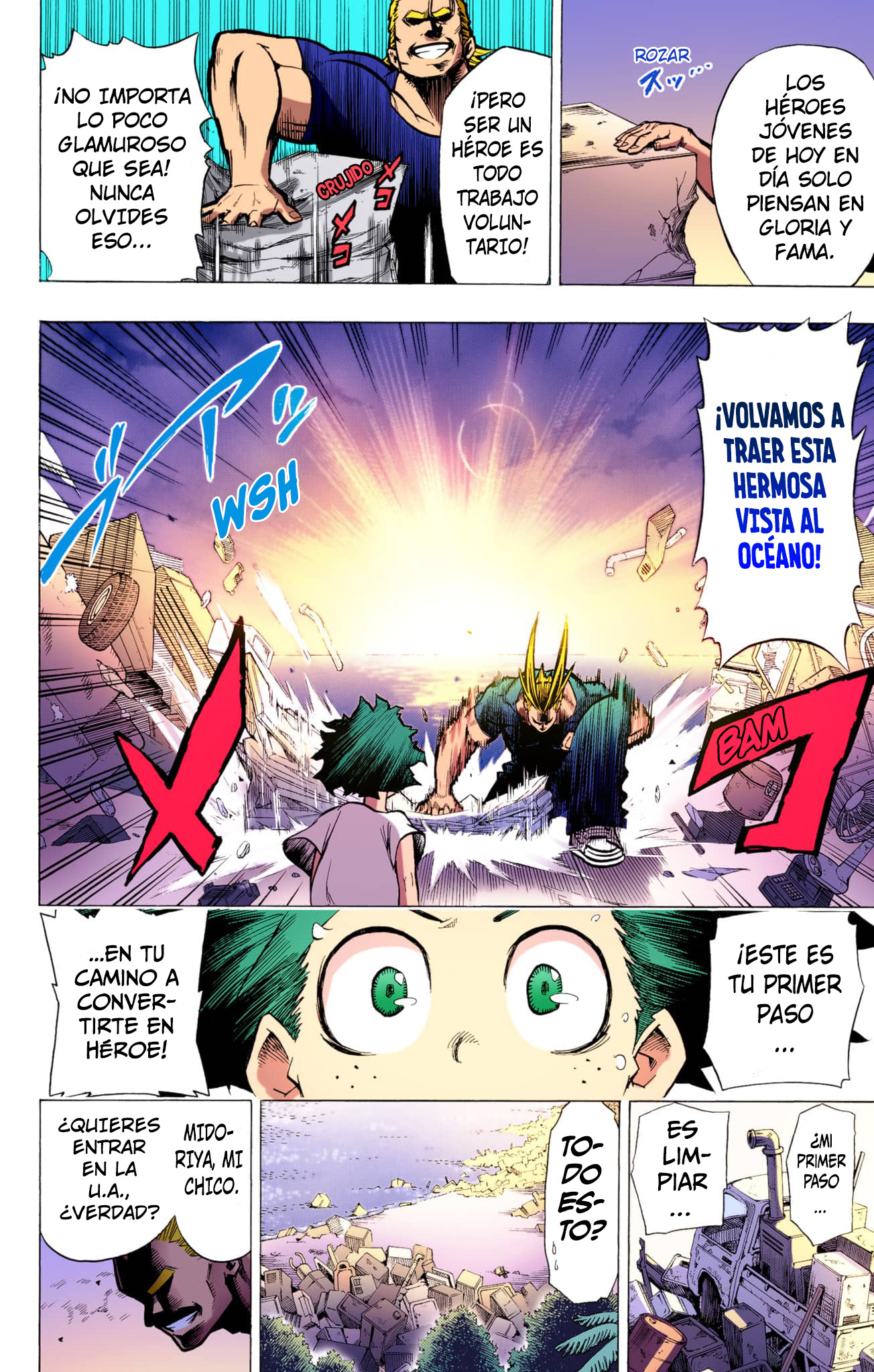 Boku no Hero Academia (Official Colored) Músculos rugientes 第14页
