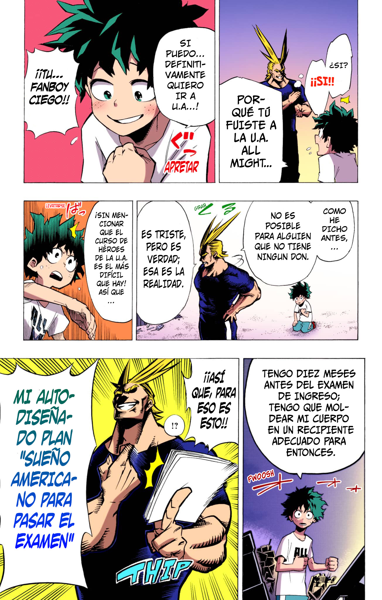 Boku no Hero Academia (Official Colored) Músculos rugientes 第15页