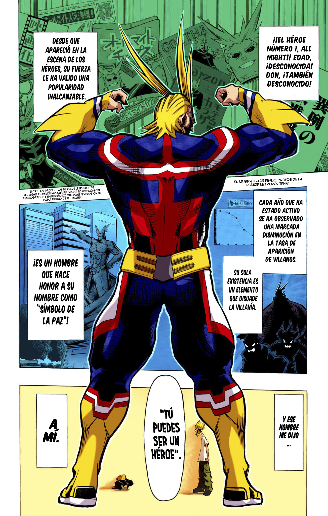 Boku no Hero Academia (Official Colored) Músculos rugientes 第4页