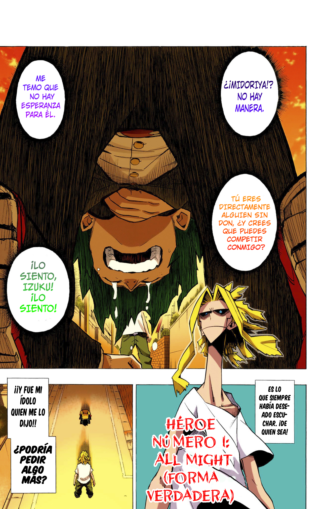 Boku no Hero Academia (Official Colored) Músculos rugientes 第5页