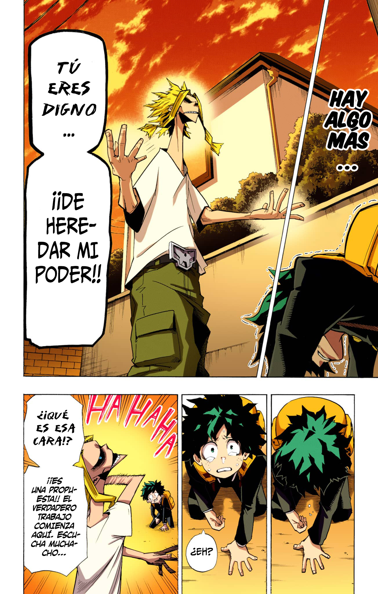 Boku no Hero Academia (Official Colored) Músculos rugientes 第6页