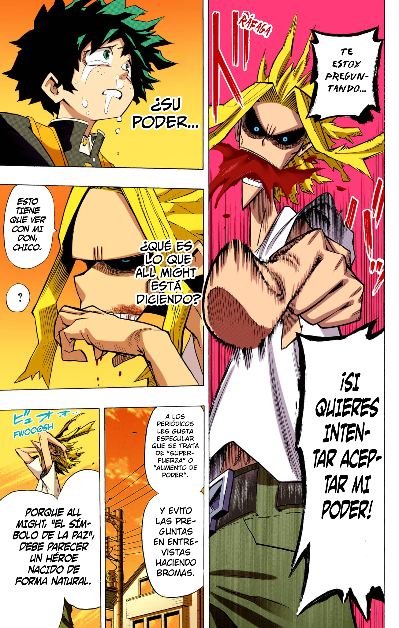 Boku no Hero Academia (Official Colored) Músculos rugientes 第7页