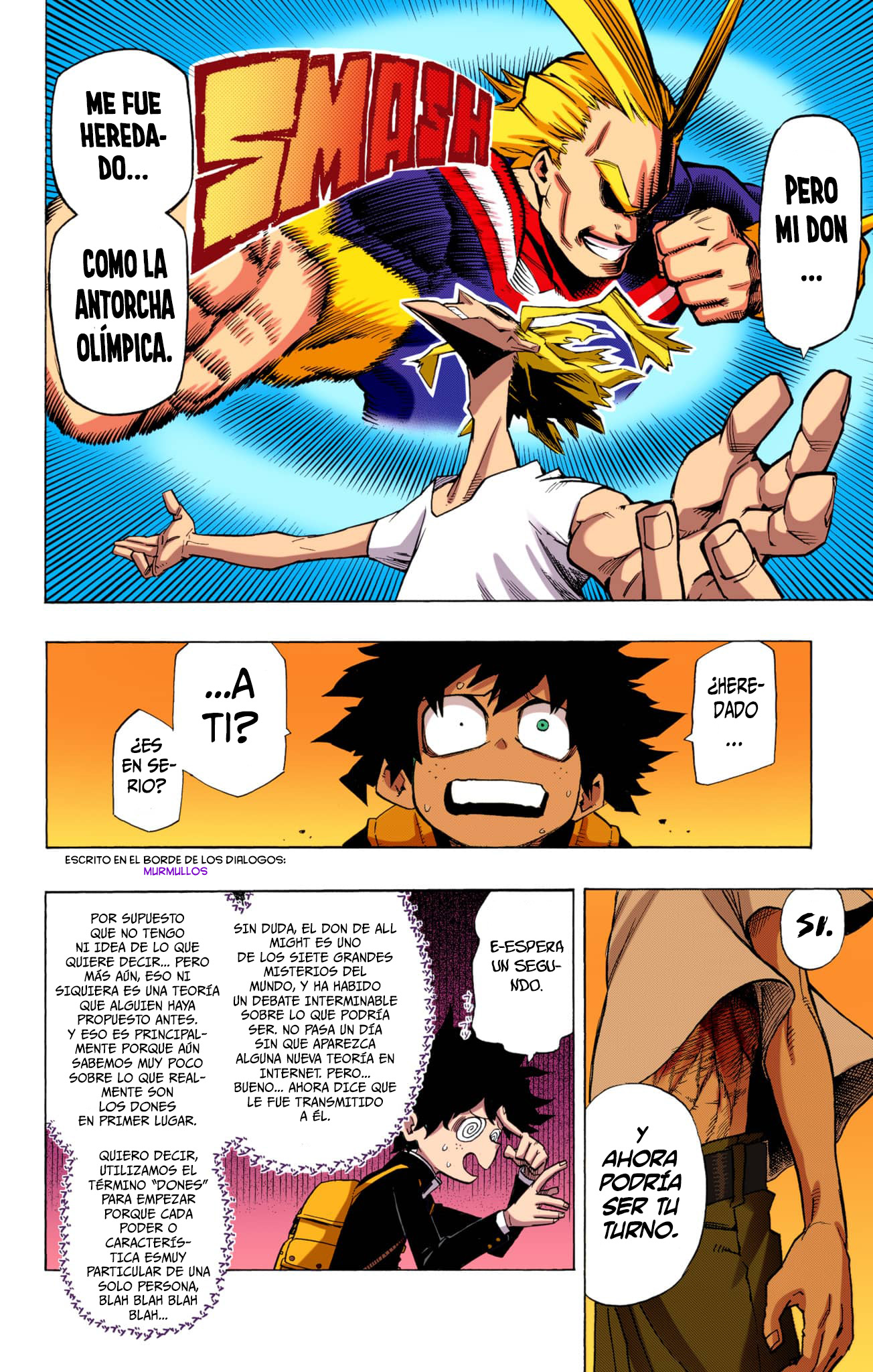 Boku no Hero Academia (Official Colored) Músculos rugientes 第8页