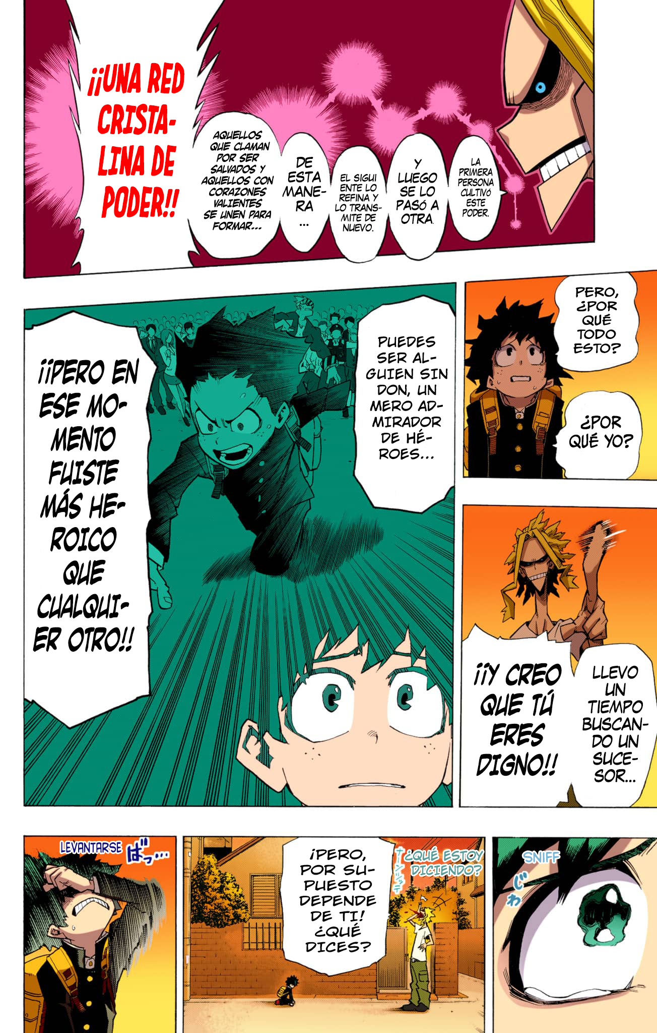 Boku no Hero Academia (Official Colored) Músculos rugientes 第10页