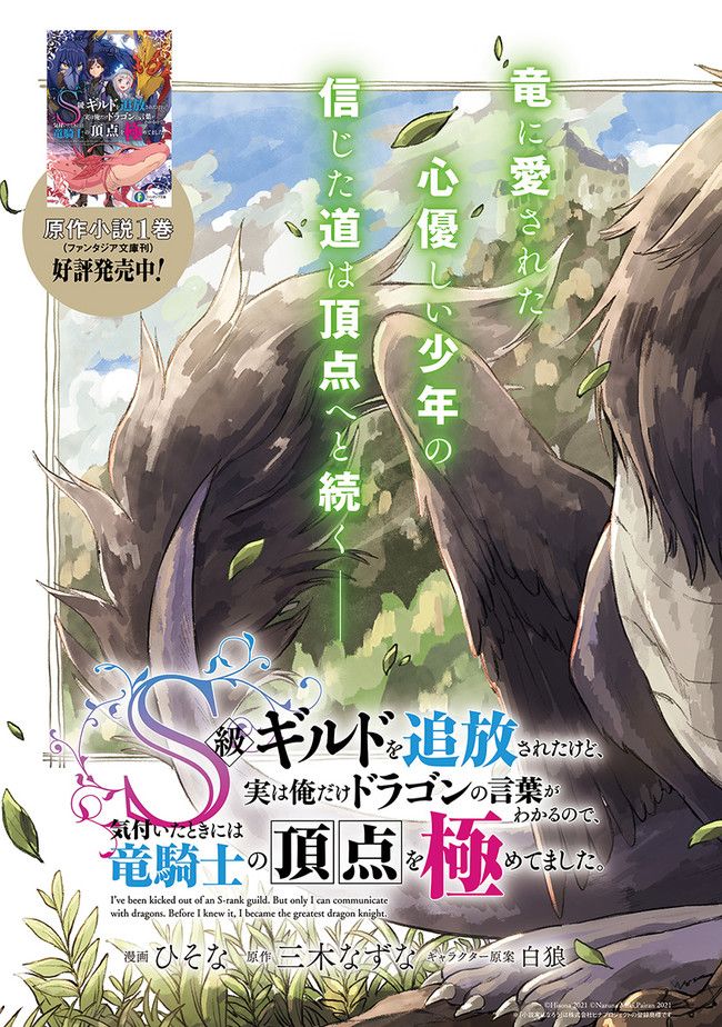 S-kyuu Guild wo Tsuihousareta kedo, Jitsu wa Ore dake Dragon no Kotoba ga Wakaru no de, Kidzuita Toki ni wa Ryuu Kishi no Chouten wo Kiwametemashita. 第4页