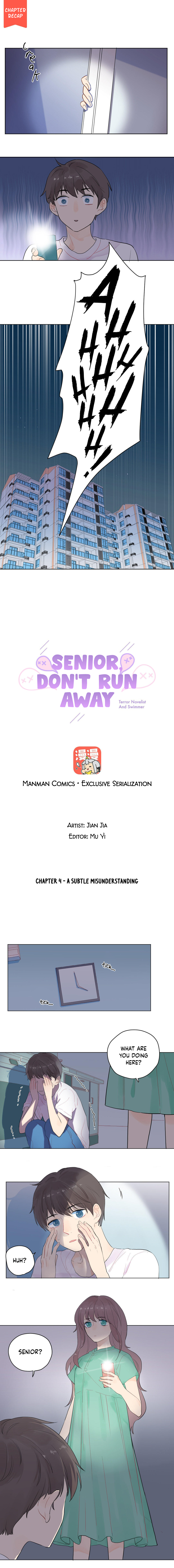 Senior, Don't Run Away A Slight Misunderstanding 第1页