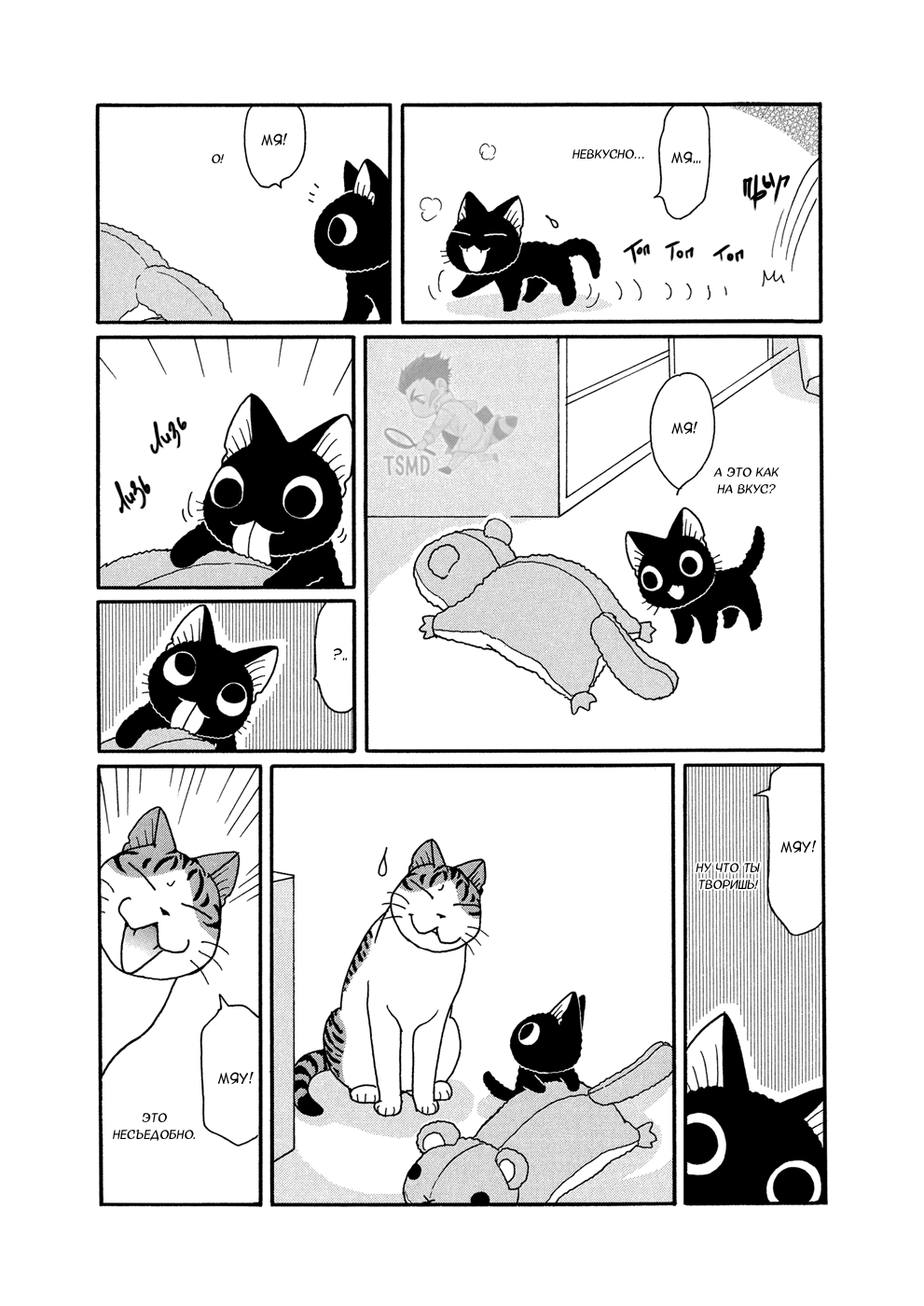 Suu to Tai-chan Котята растут, пробуя на язык 第7页