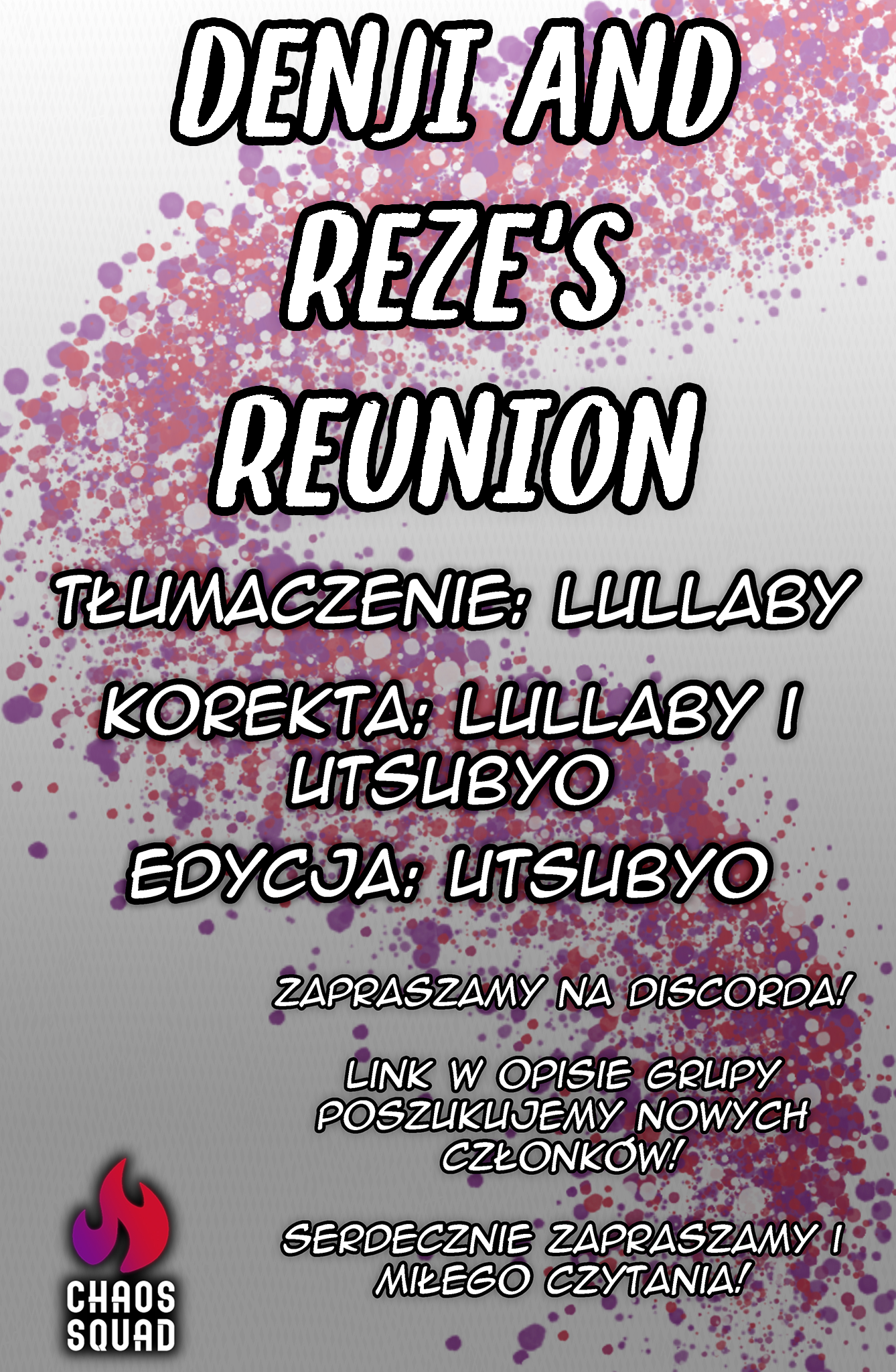 Denji and Reze's Reunion Oneshot 第1页