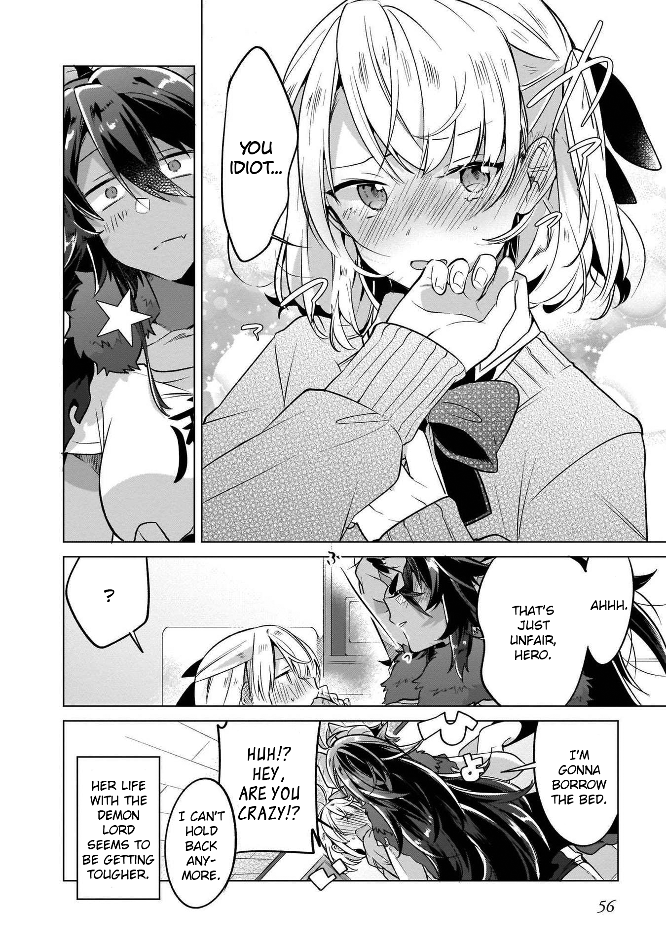 Cinnamon: Jingai x Ningen Yuri Anthology Freeloading Demon Lord (Takashima Eku) 第16页