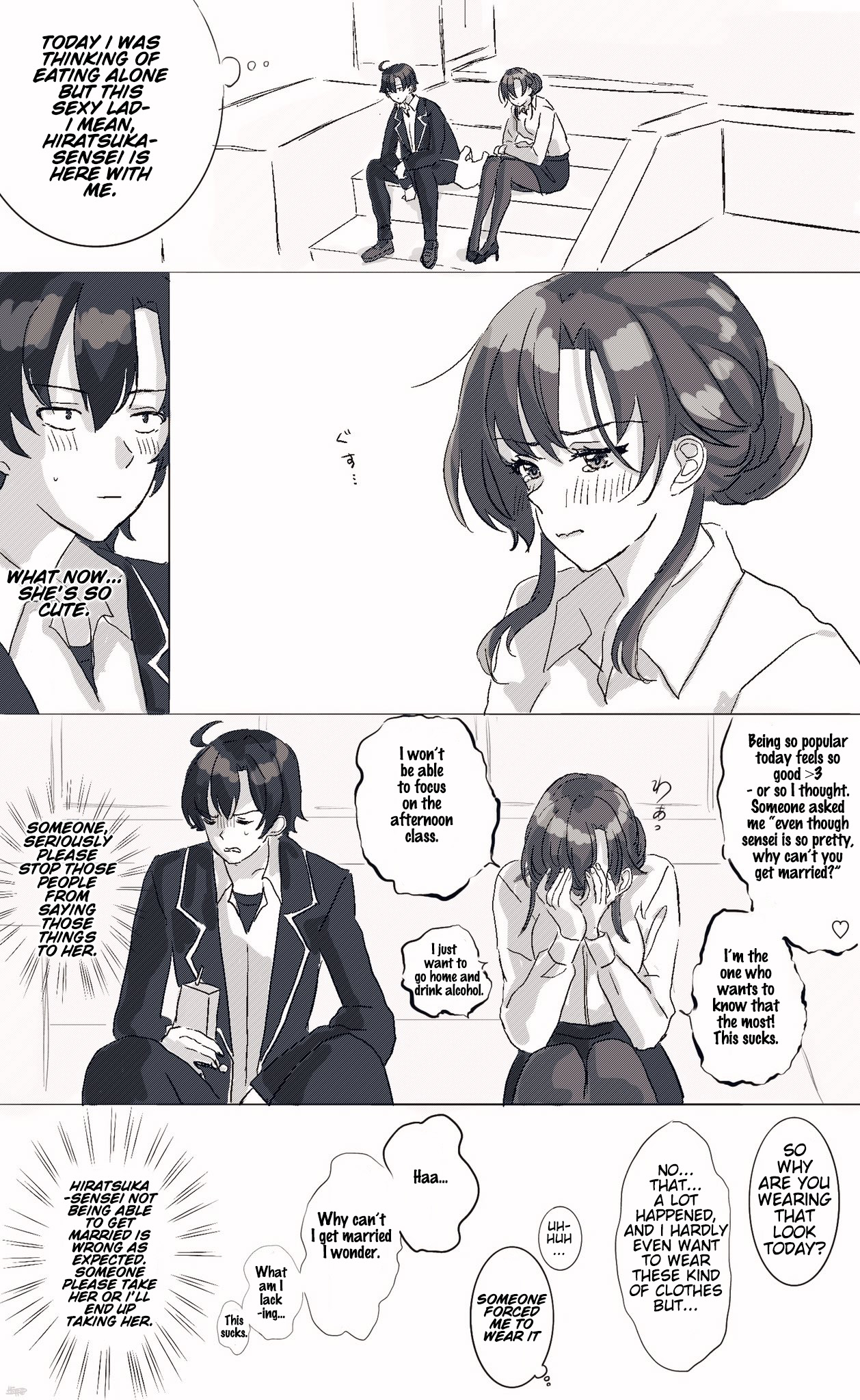 Yahari Ore no Seishun Love Come wa Machigatteiru - Hiratsu Kawaii Shizu Kawaii (Doujinshi) 第3页