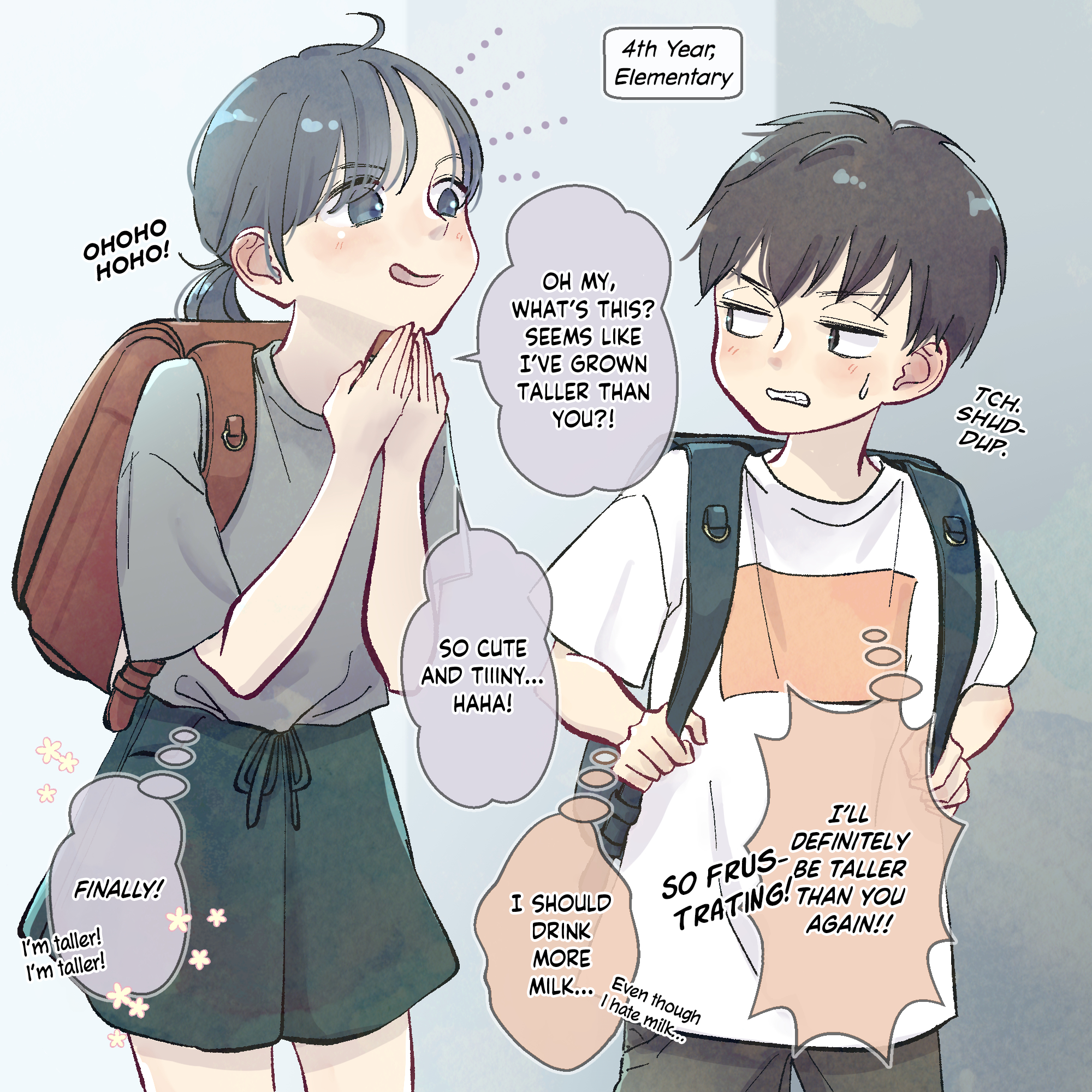 3-Gumi no Osananajimi Childhood Friends Conscious of a Height Difference 第2页
