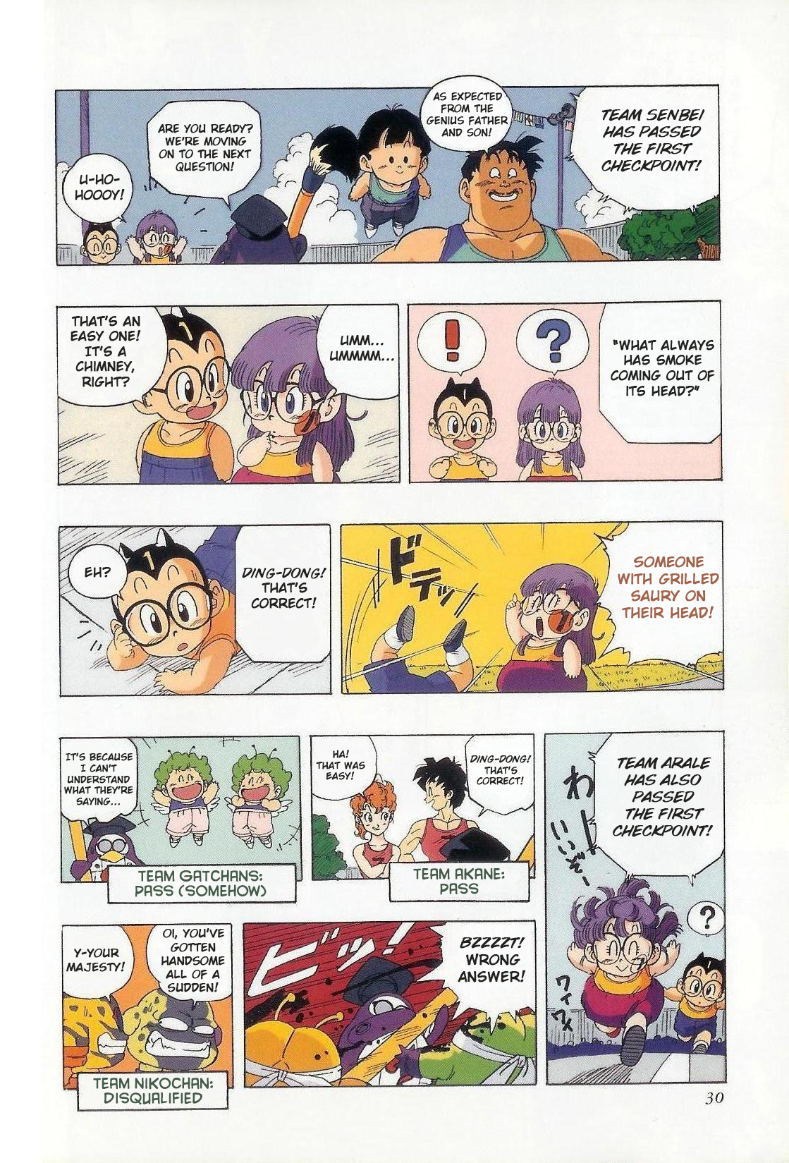 The Brief Return of Dr. Slump Penguin Village Great Crossing Ultra Quiz 第6页