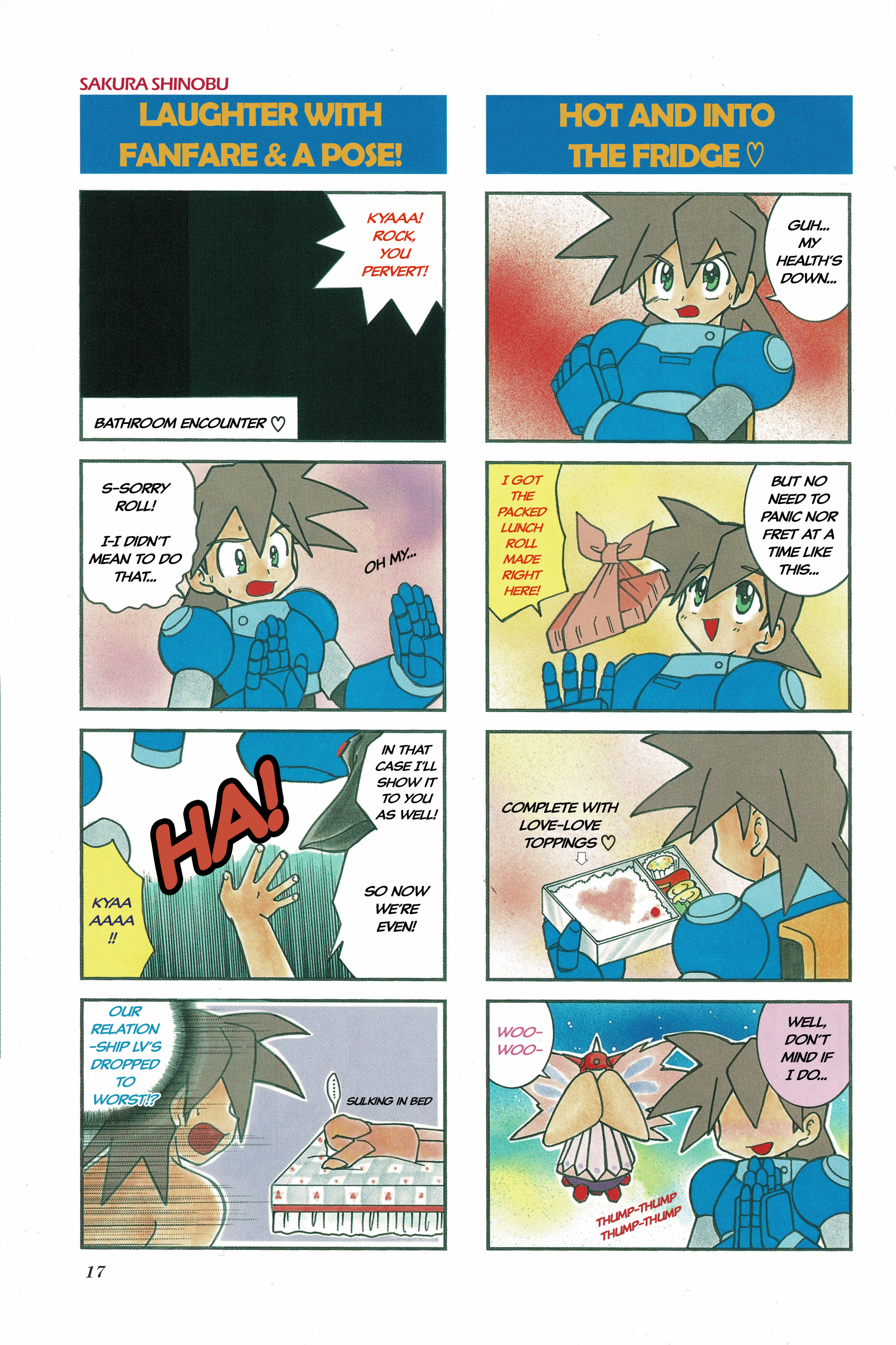 Rockman DASH2 4Koma Gag Battle Cover/Table of Contents/Colored Pages 第18页