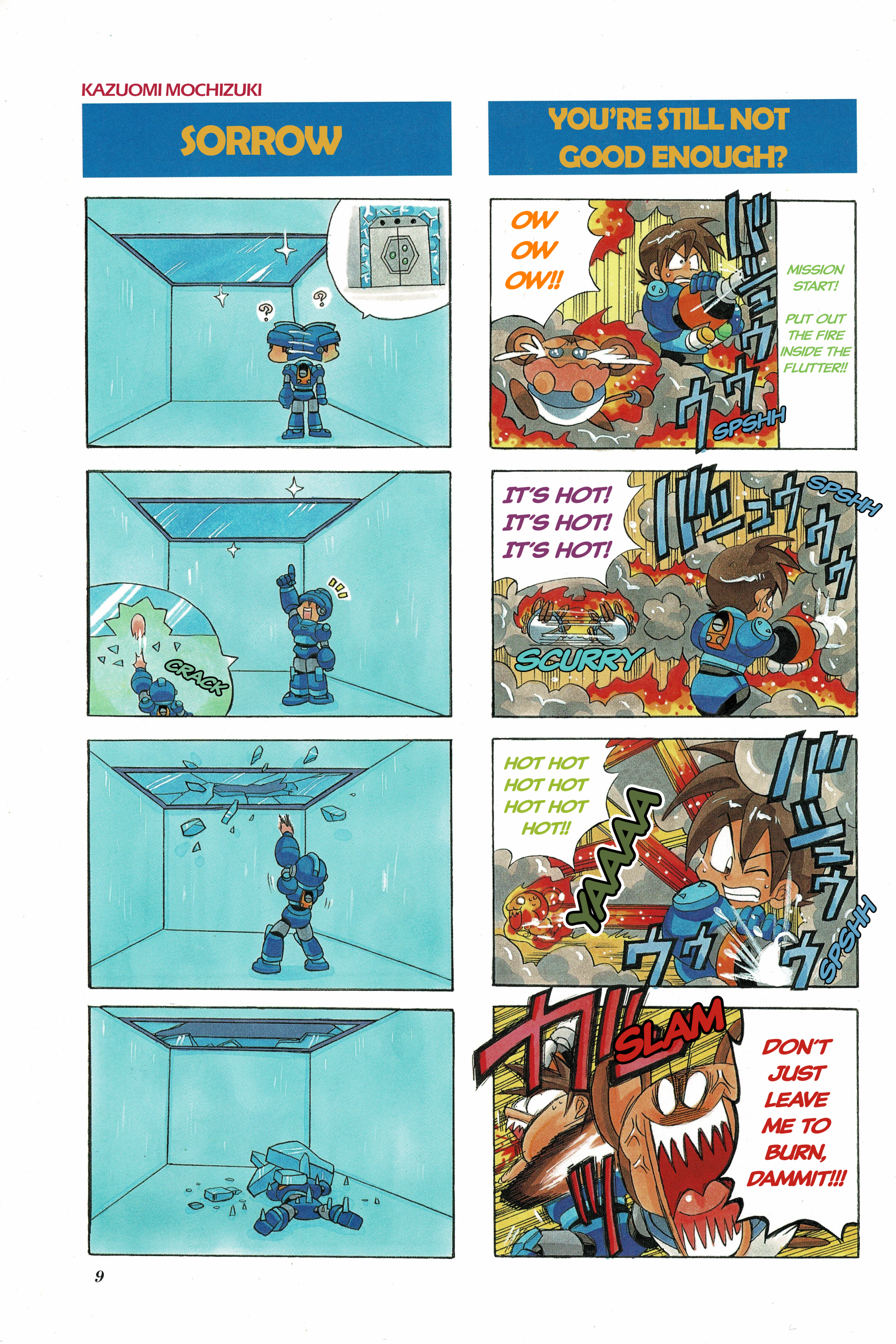 Rockman DASH2 4Koma Gag Battle Cover/Table of Contents/Colored Pages 第10页