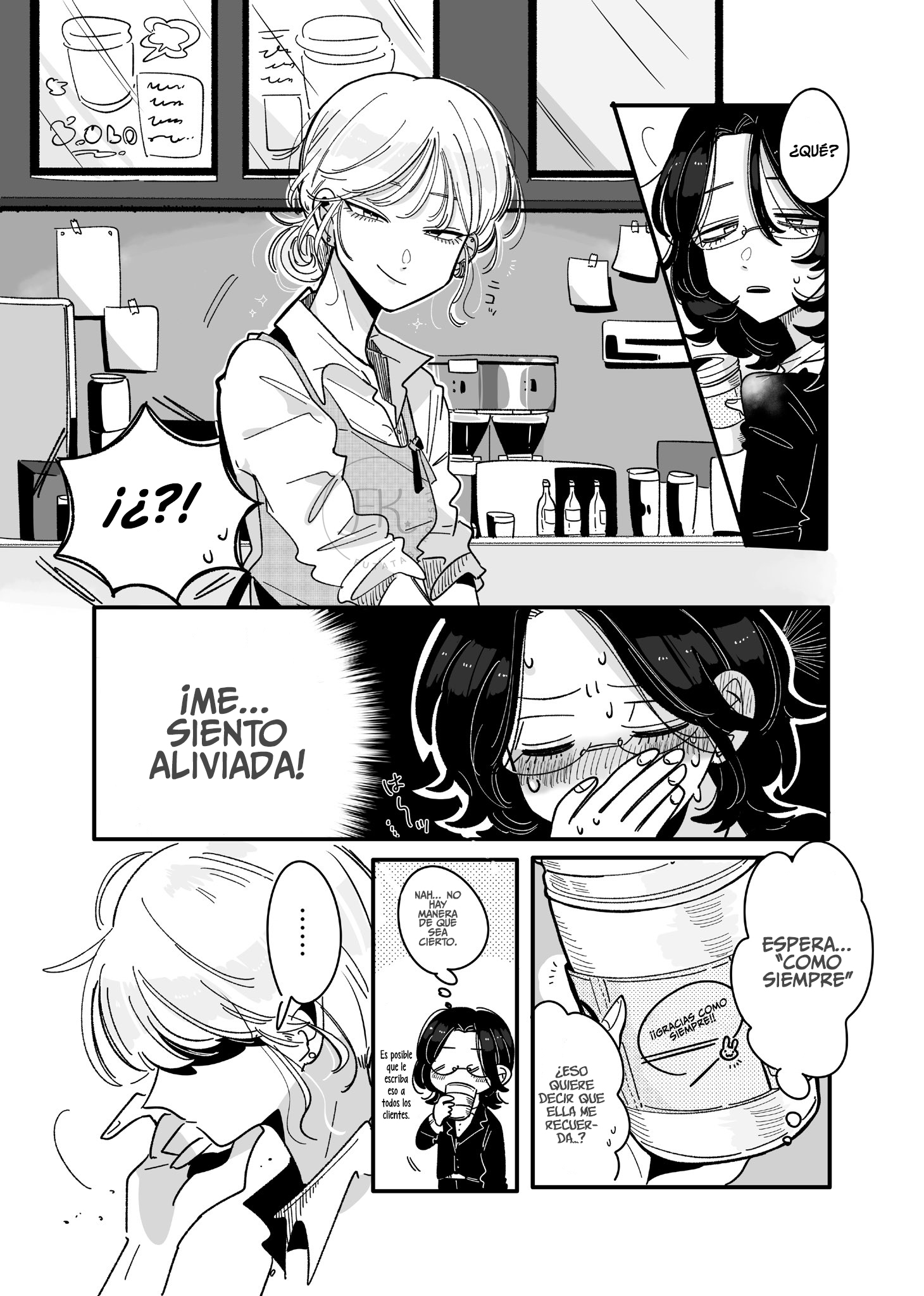 The Overworked Office Lady's Café Crush 第4页