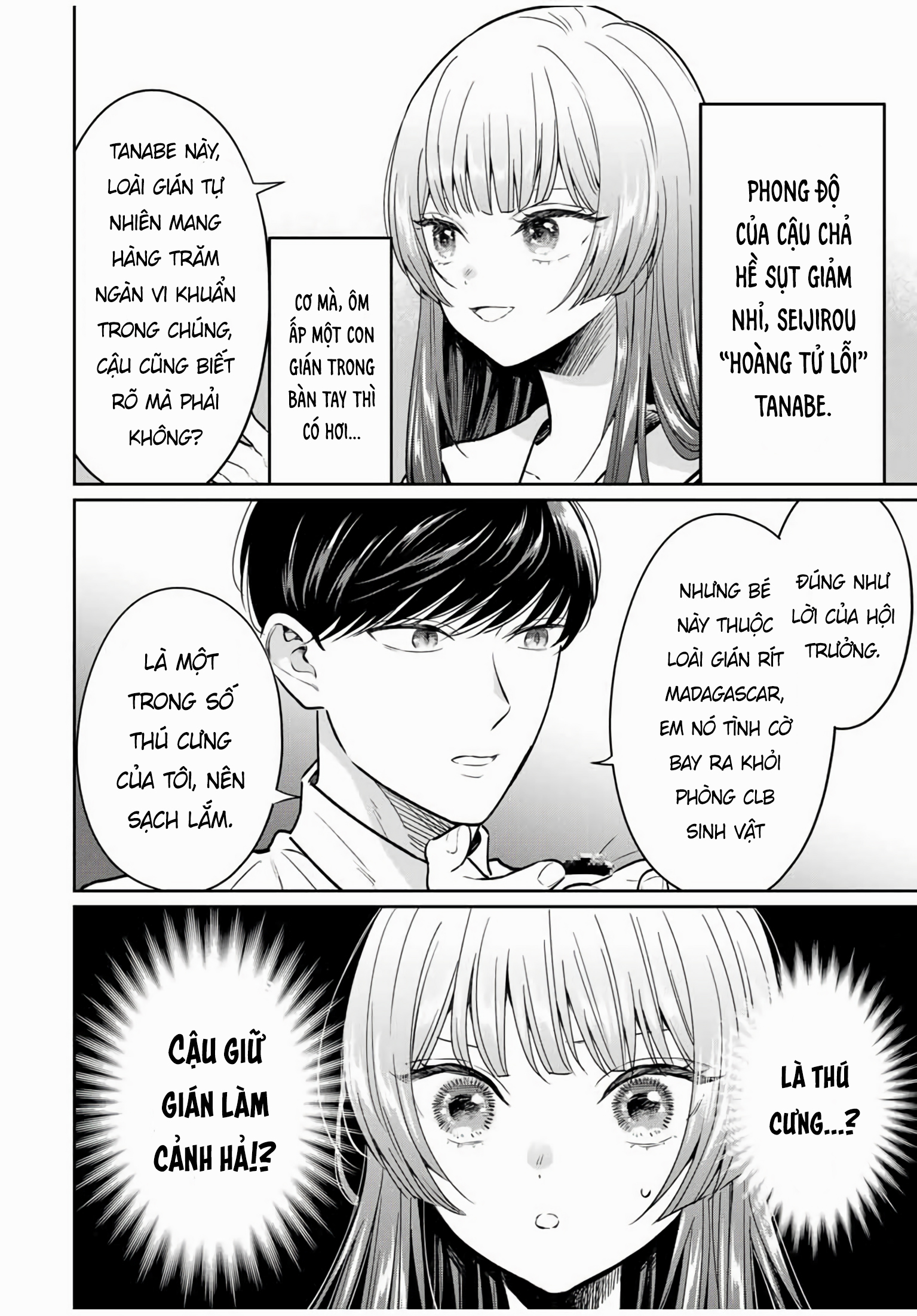Seibutsu-bu no Tanabe-kun Cảm xúc của hội trưởng Kirishima 第11页