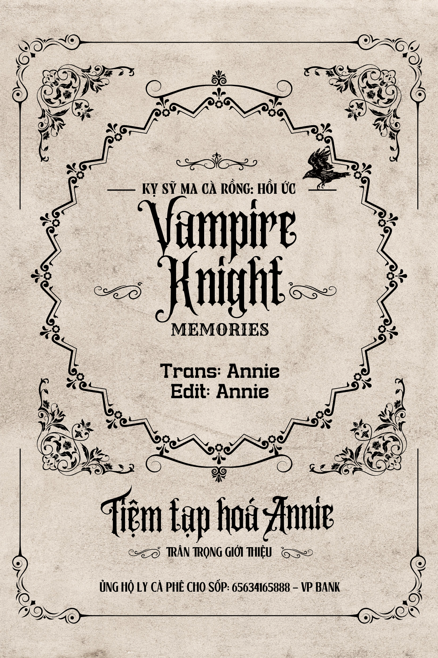 Vampire Knight Memories Khát vọng tình yêu 第1页