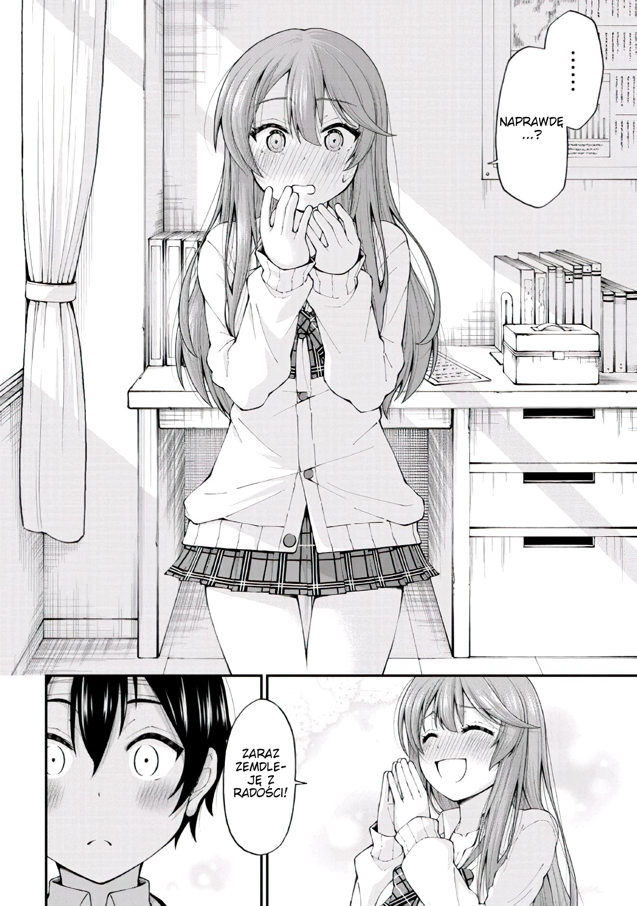 Inkya no Boku ni Batsu Game de Kokuhaku Shitekita Hazu no Gyaru ga, Dou Mitemo Boku ni Betabore desu Nieśmiały facet i dziewczyna o szczerym sercu, czysta komedia romantyczna!! 第44页