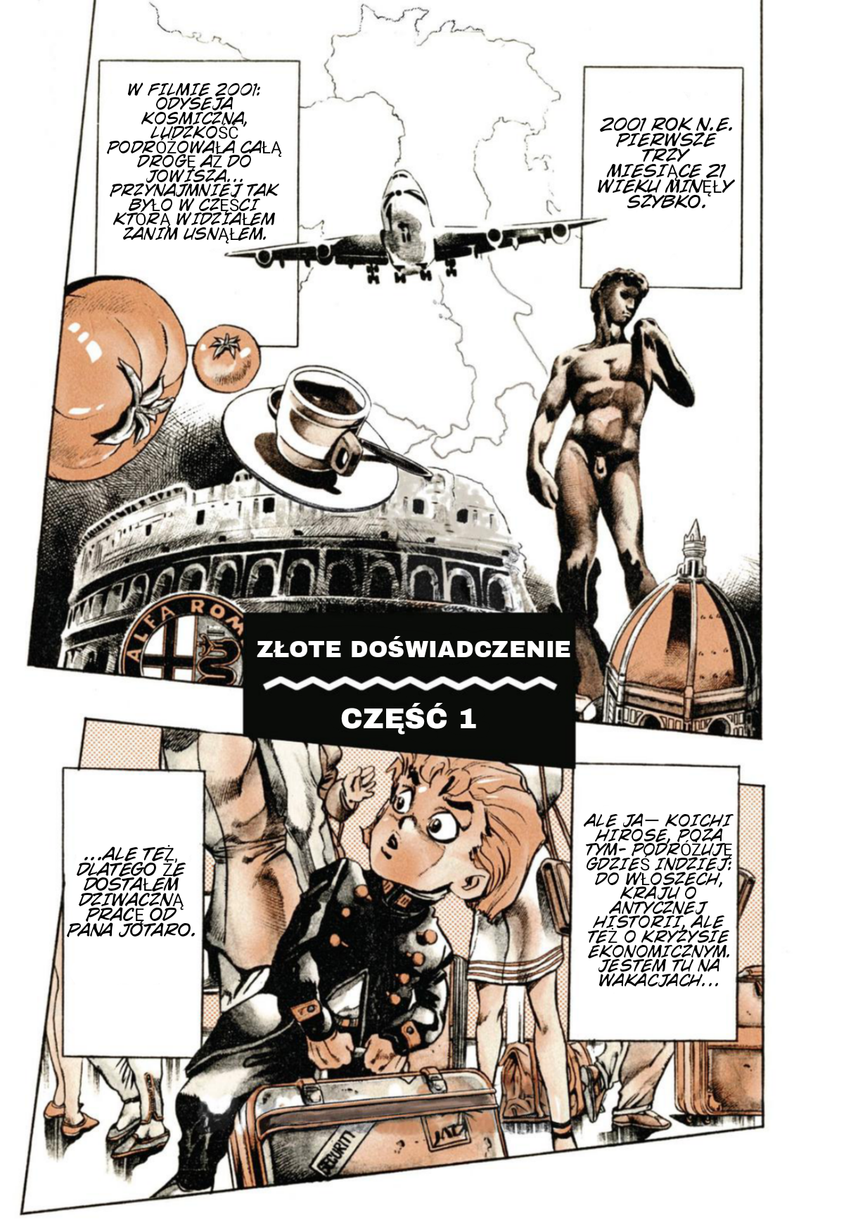 JoJo's Bizarre Adventure Part 5 - Golden Wind Złote Doświadczenie, Część 1 第1页