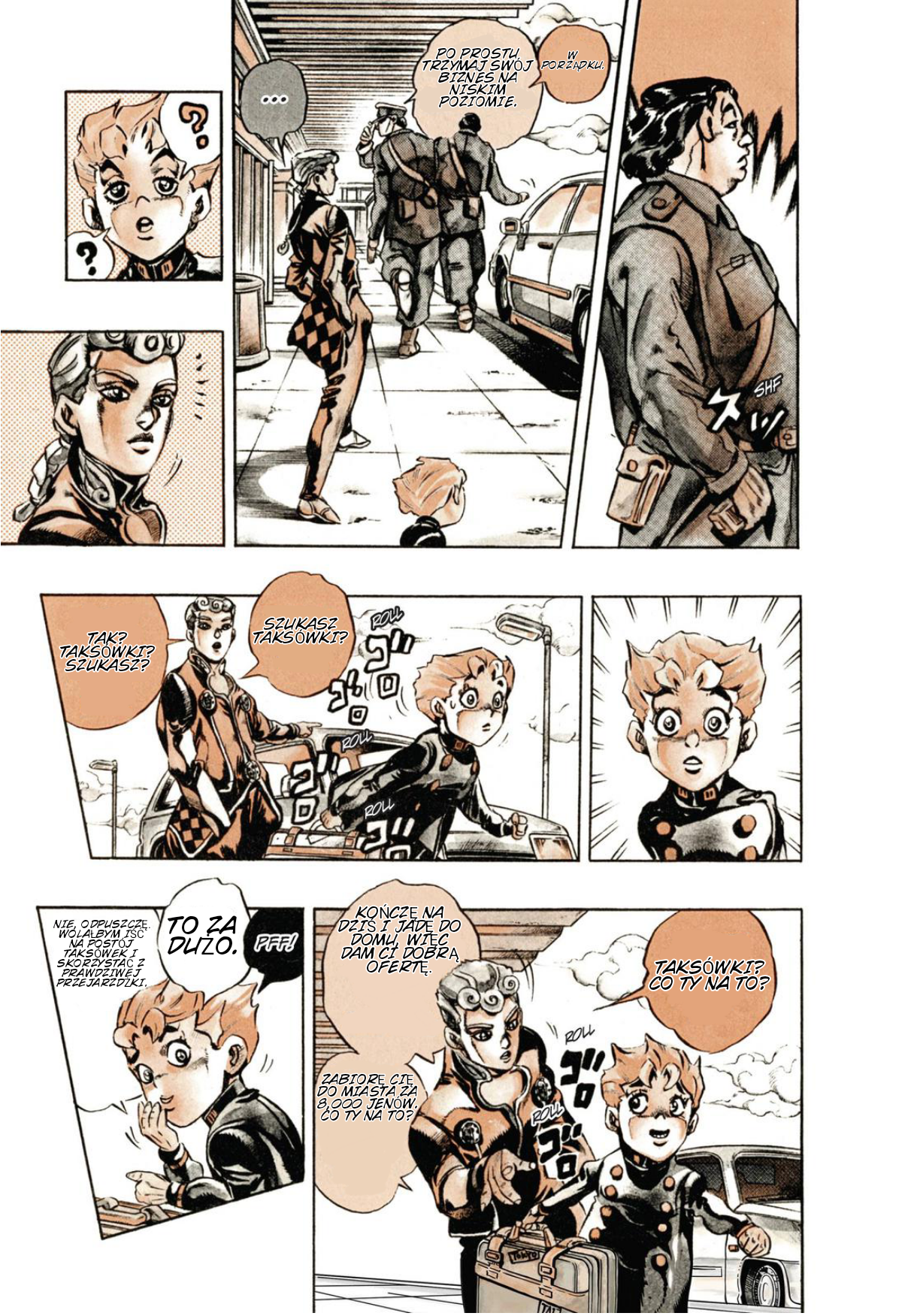 JoJo's Bizarre Adventure Part 5 - Golden Wind Złote Doświadczenie, Część 1 第7页