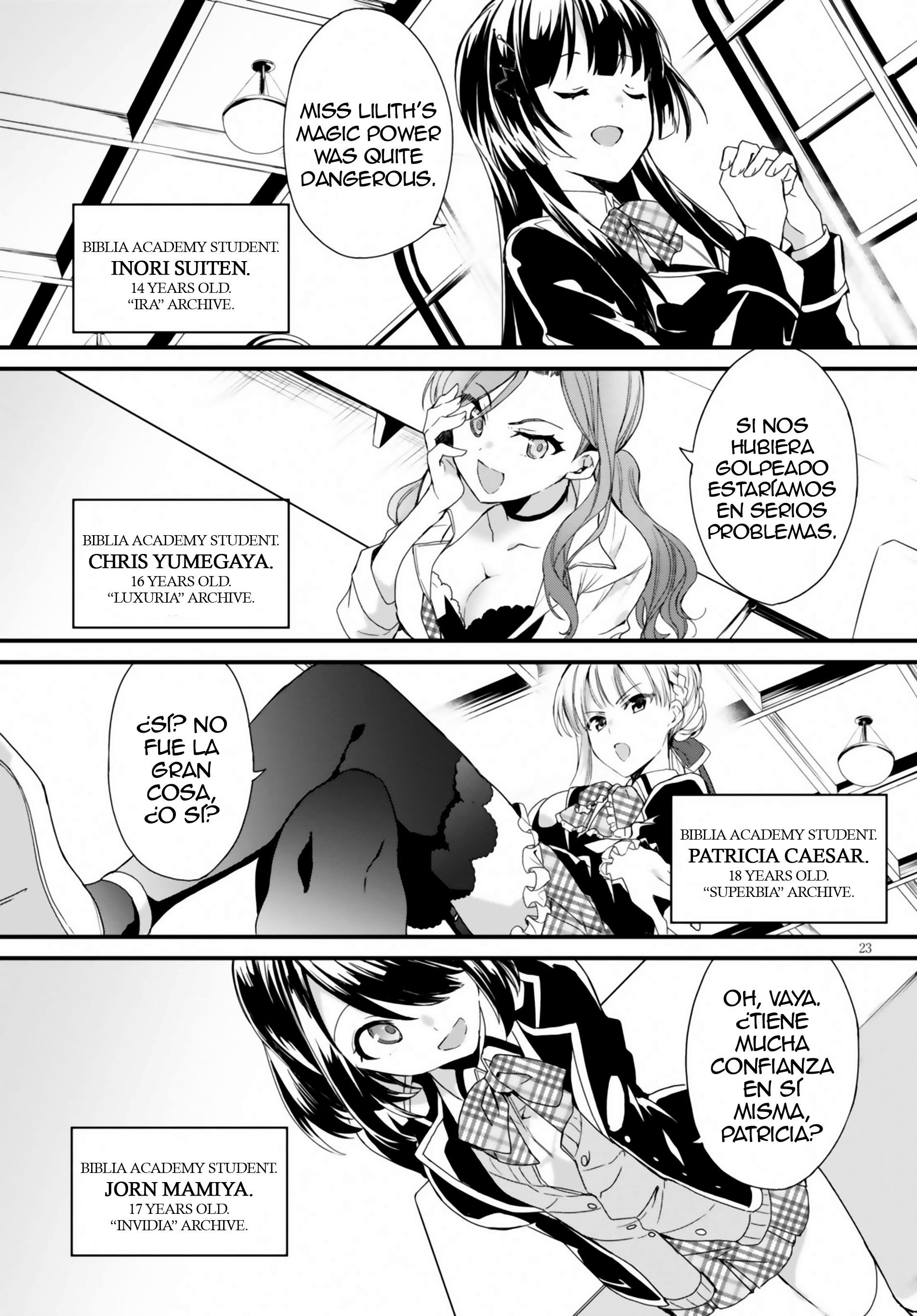 Trinity Seven: Anastasia Holy Story Act 1: Anastasia & The 4 Demon Lord Knights 第23页