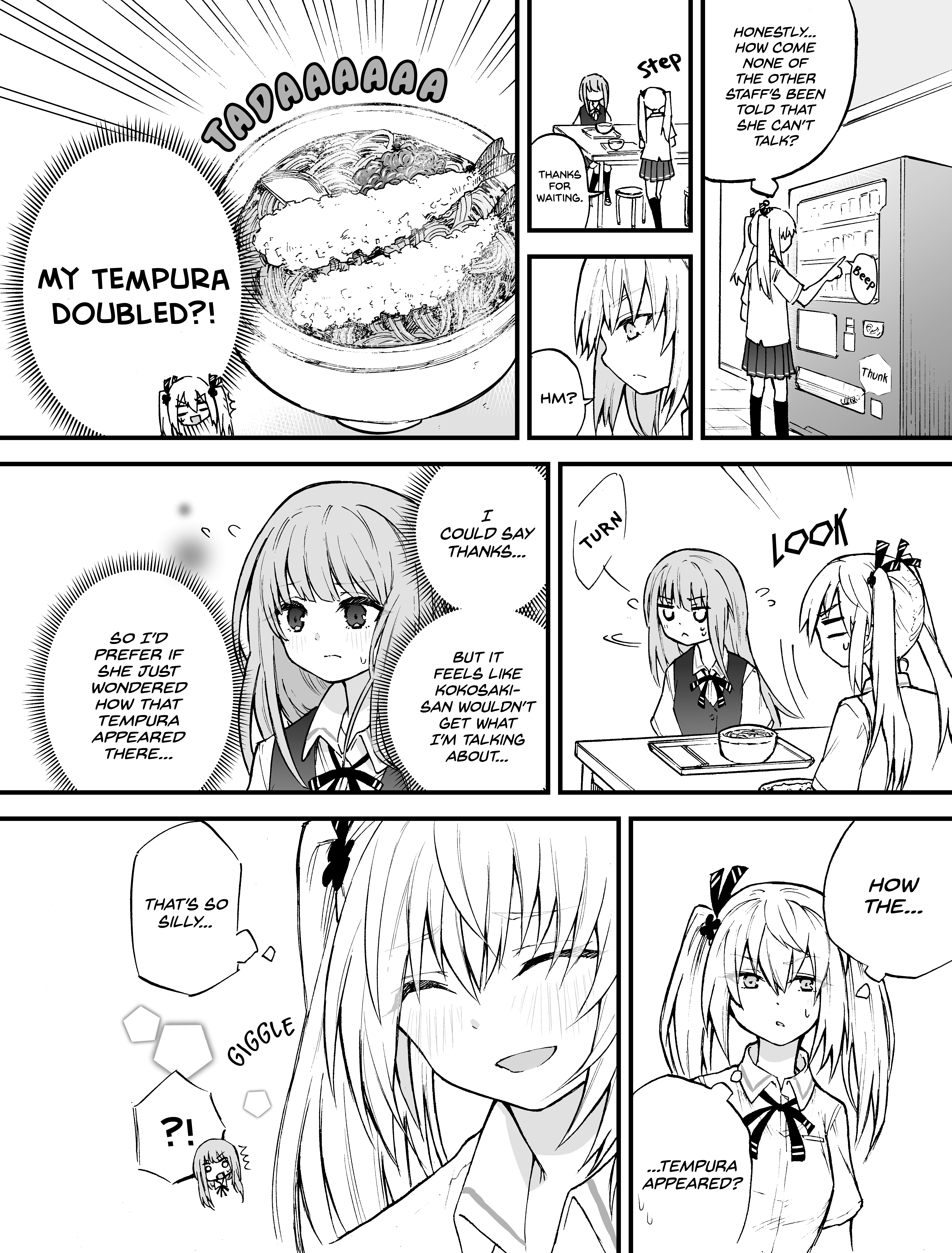 The Mute Girl and Her New Friend (Webcomic) Cafeteria 第4页