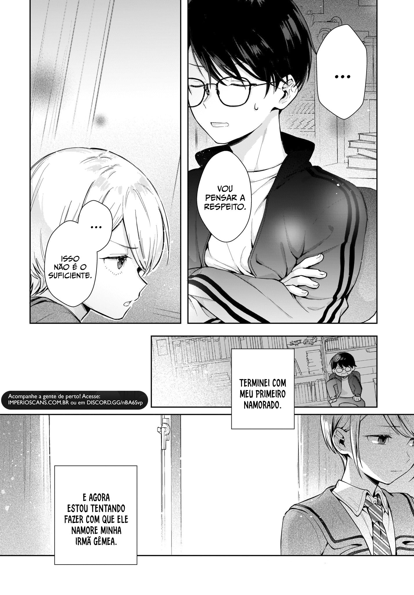 Koi wa Futago de Warikirenai Nós não somos tão estranhos... Não é? 第34页