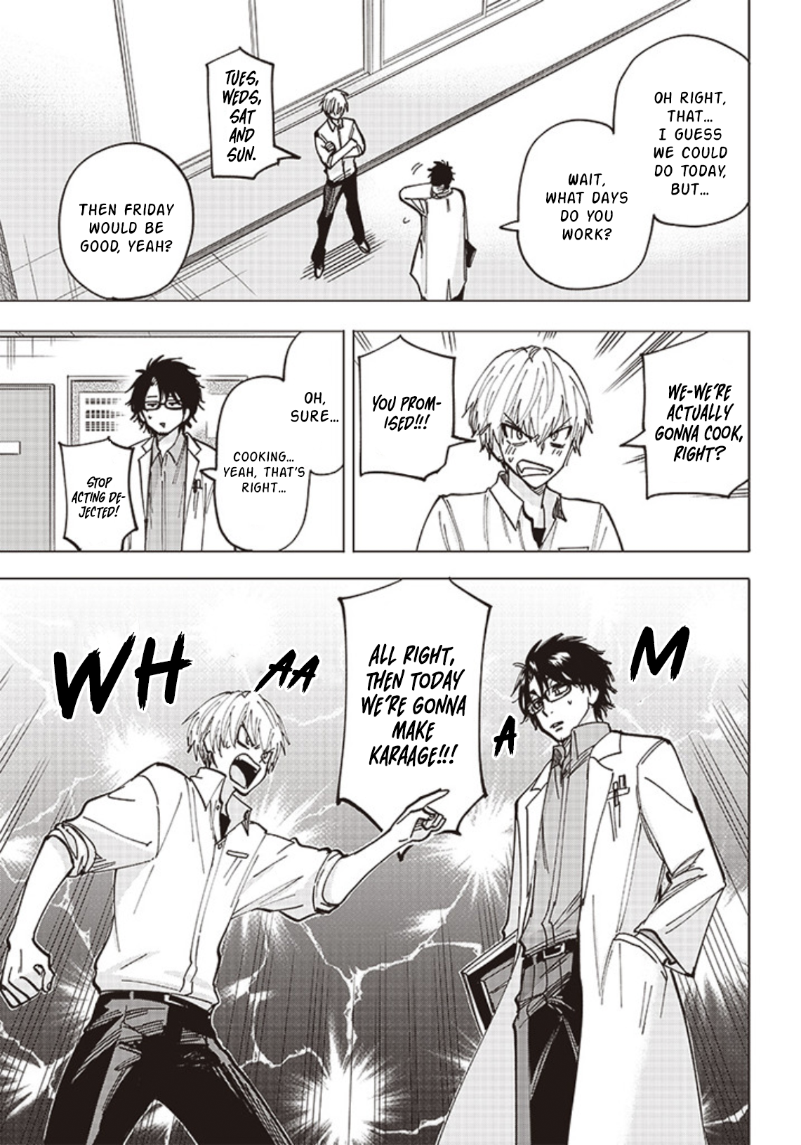 Yankee-kun to Kagaku Gohan 2nd Period: Karaage fried from cold oil 第13页