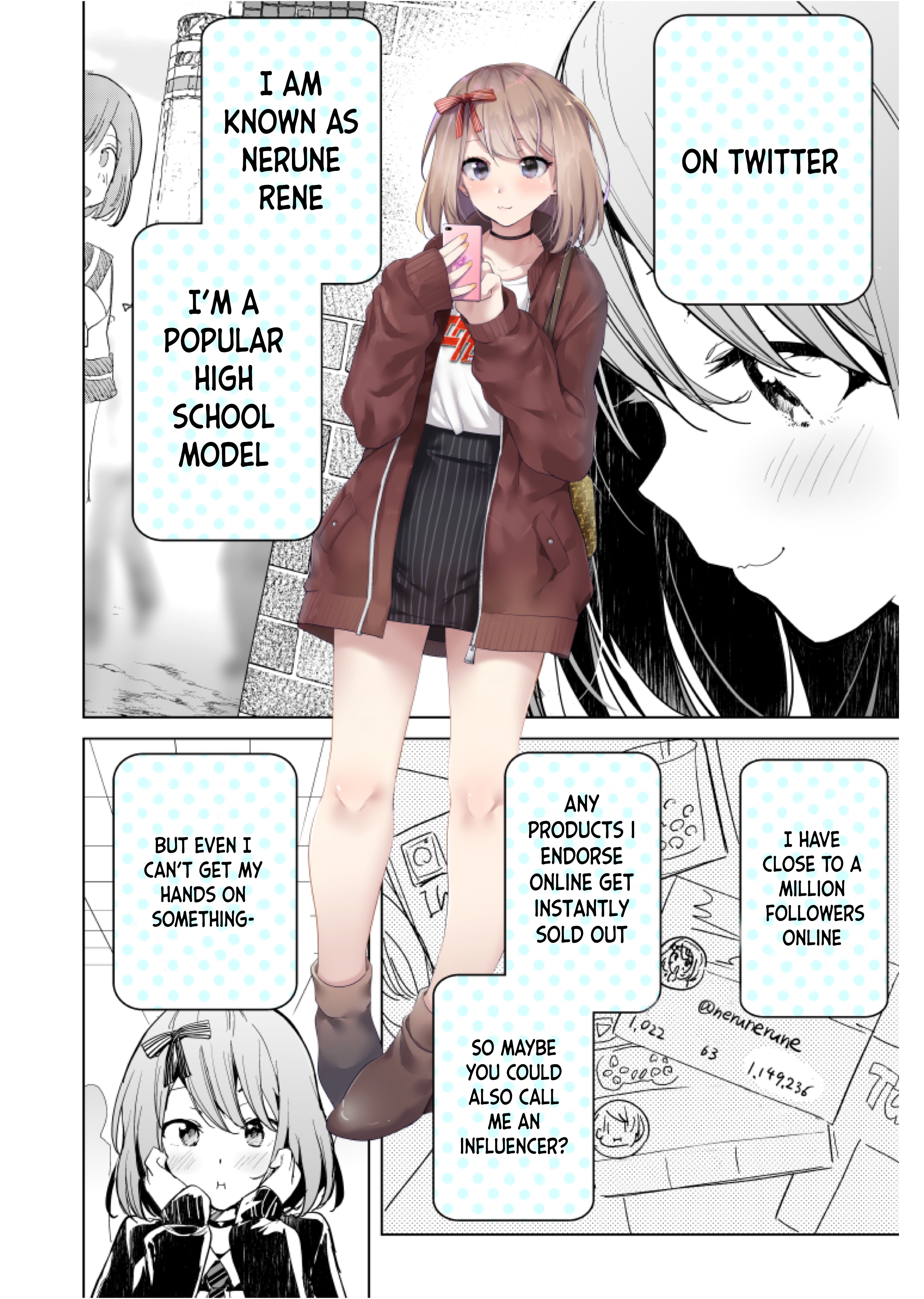 A Manga Where They Can Get Closer With Every Reply 第1页