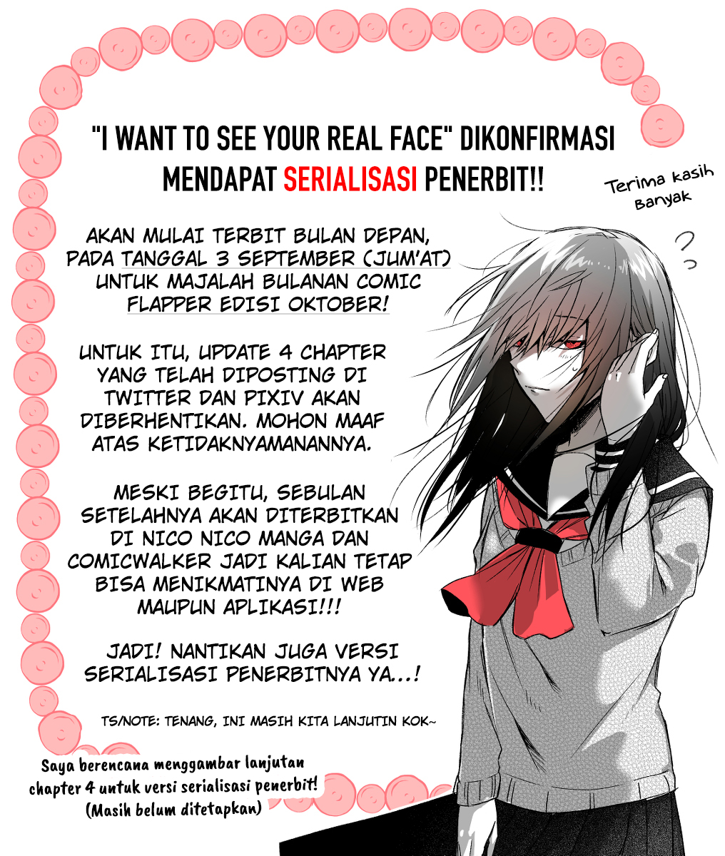 I Want to Know your Real Face (Pre-Serialization) Pengumuman Serialisasi 第6页