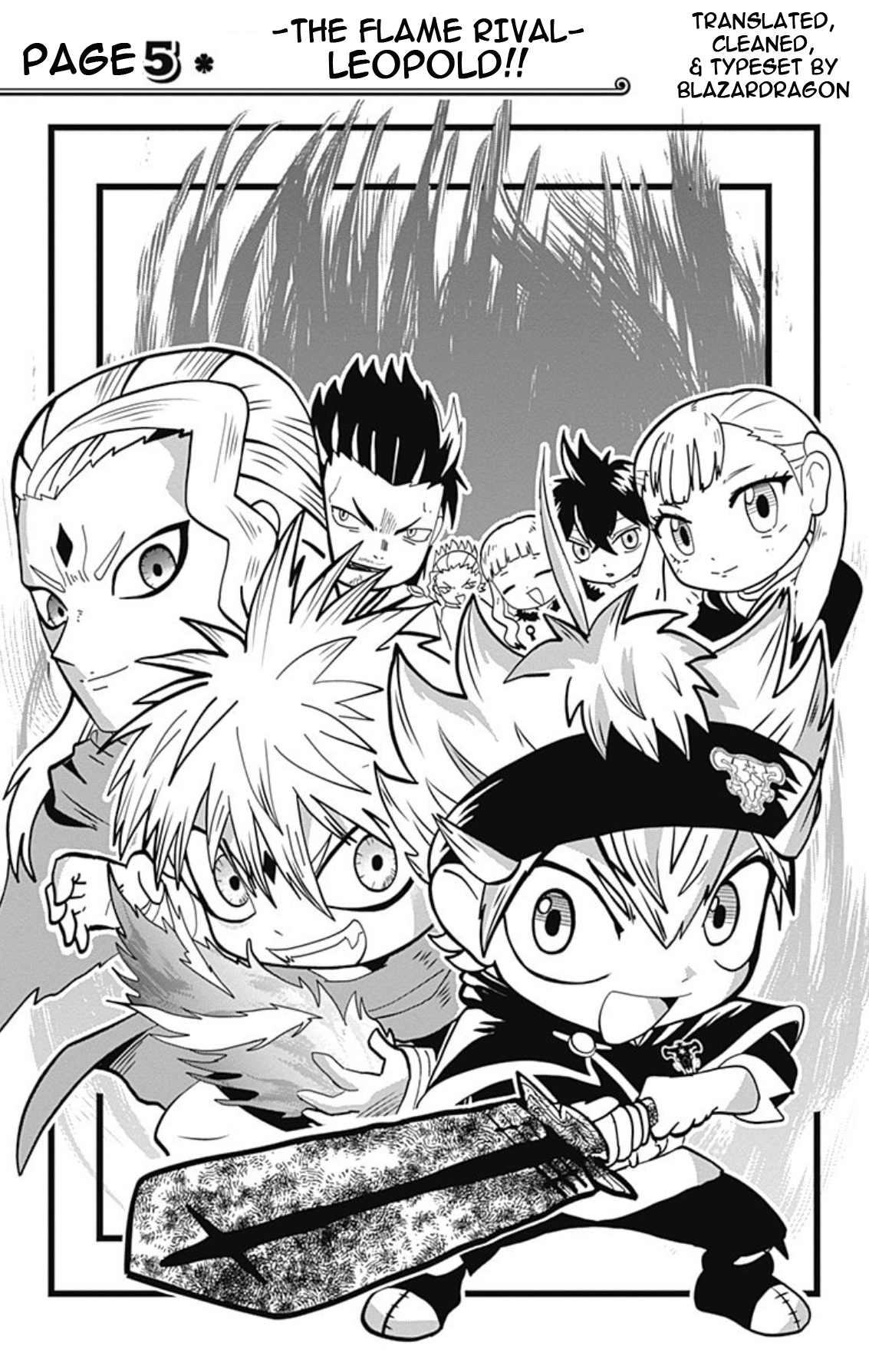 Black Clover SD - Asta's Road to the Wizard King The Flame Rival - Leopold!! 第1页