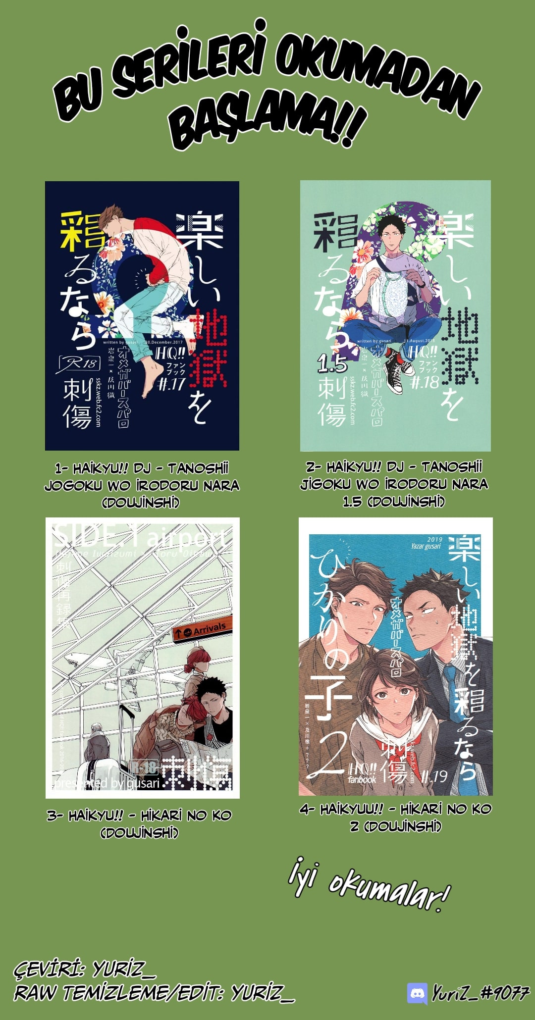 Haikyu!! - Hikari no Ko (Doujinshi) Beşinci Seri 第4页
