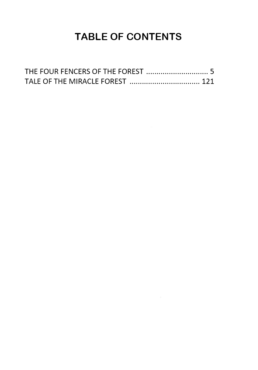Four Fencers of the Forest 第4页