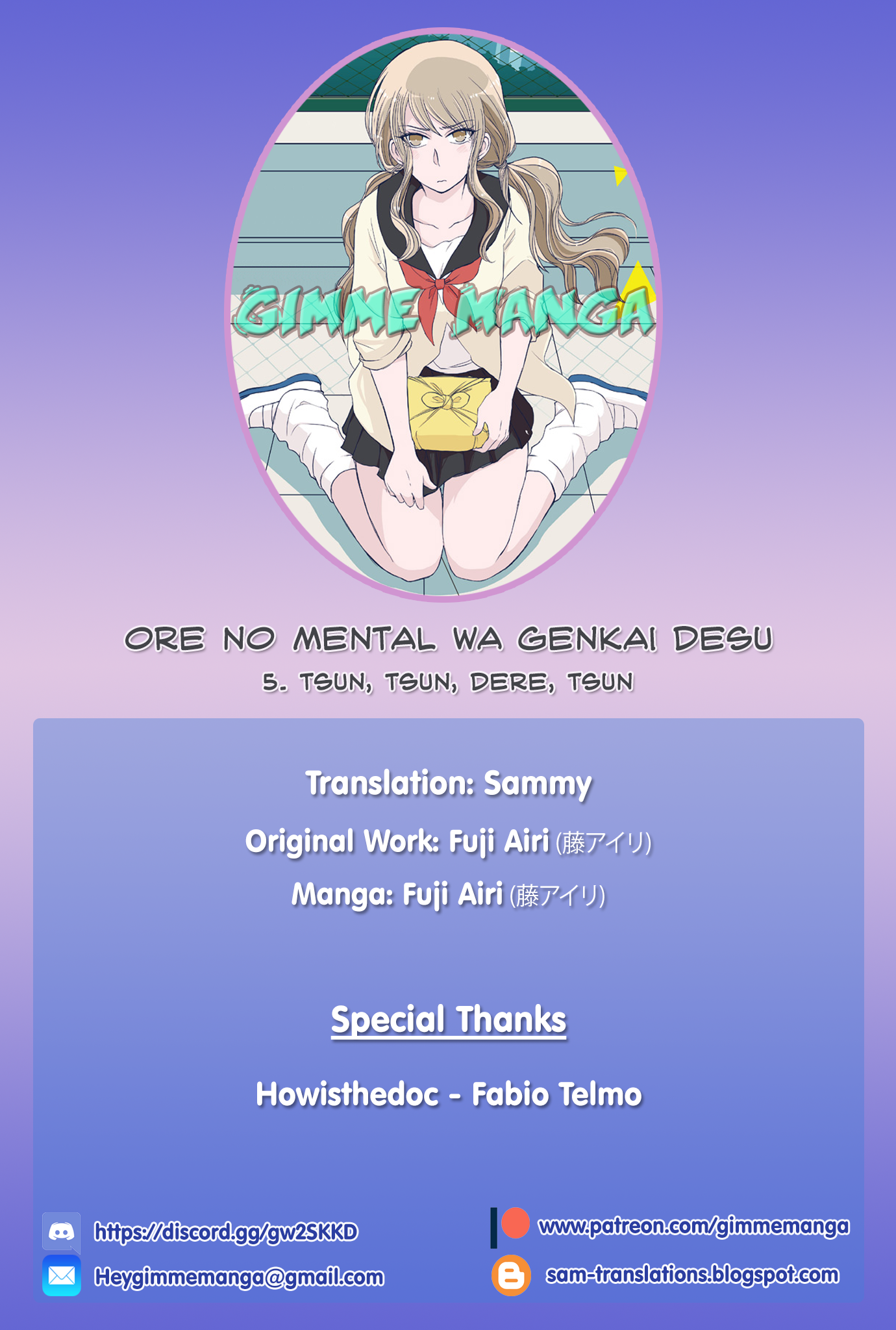 Ore no Mental wa Genkai desu Tsun, Tsun, Dere, Tsun 第1页