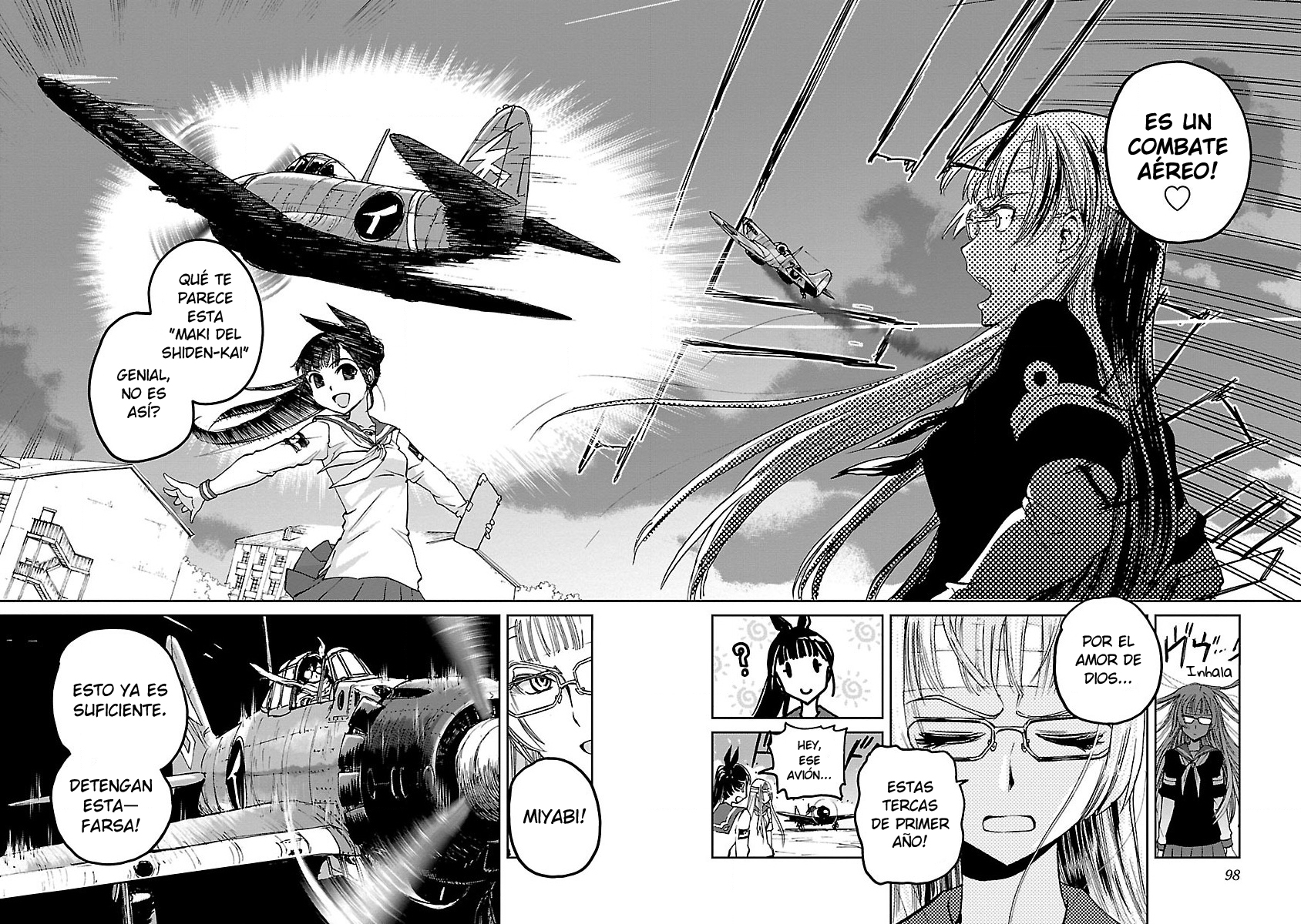 Maki the Shidenkai Pilot Comienza el combate aéreo! 第12页