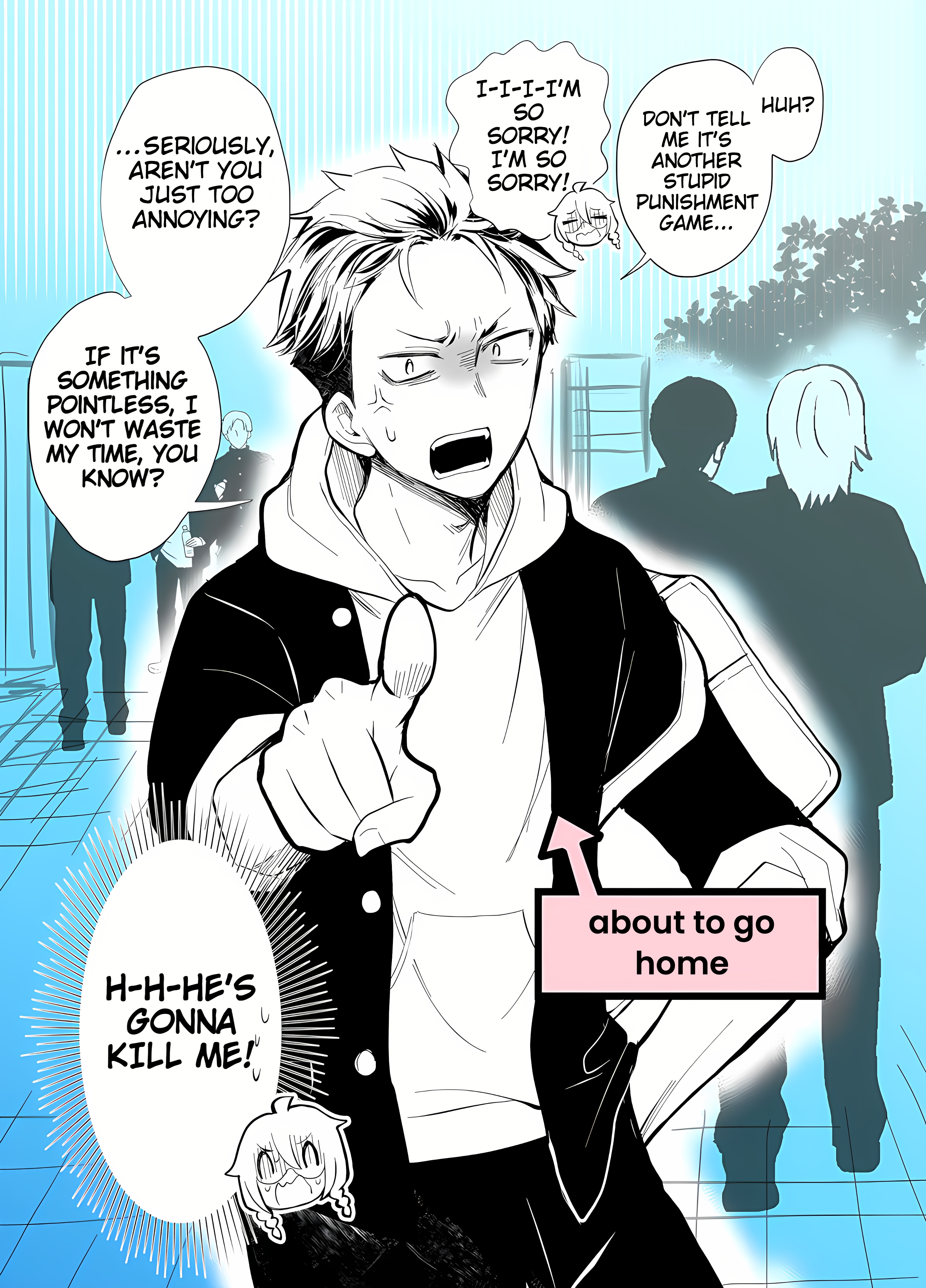 Kinpatsu Yankee to Batsu Game I talked to a blonde yankee "again" as a punishment. 第1页