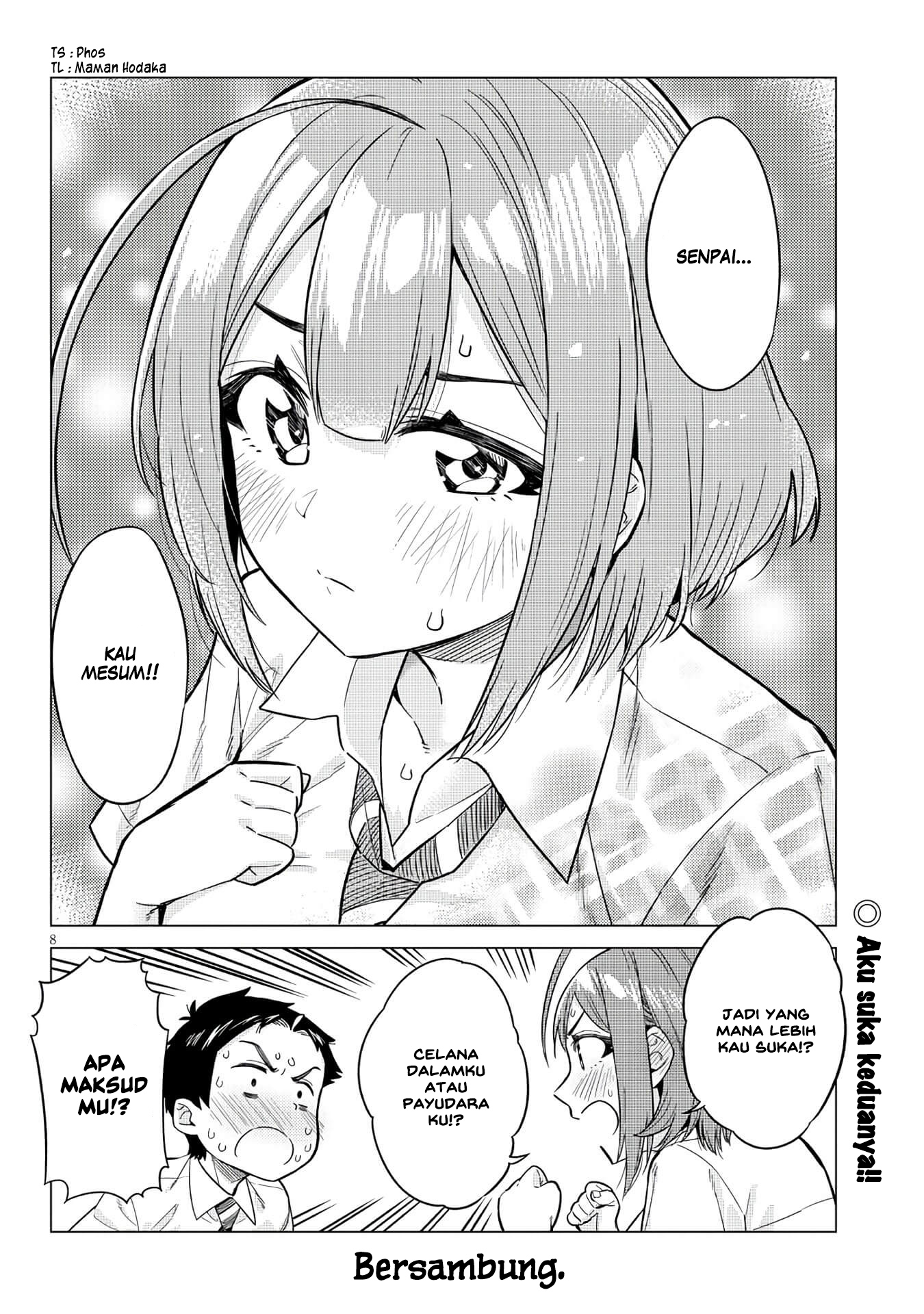 Ookii Kouhai wa Suki Desu ka? Gadis yang Berlebihan Itu (Kouhai) Cenderung Salah Paham. 第8页