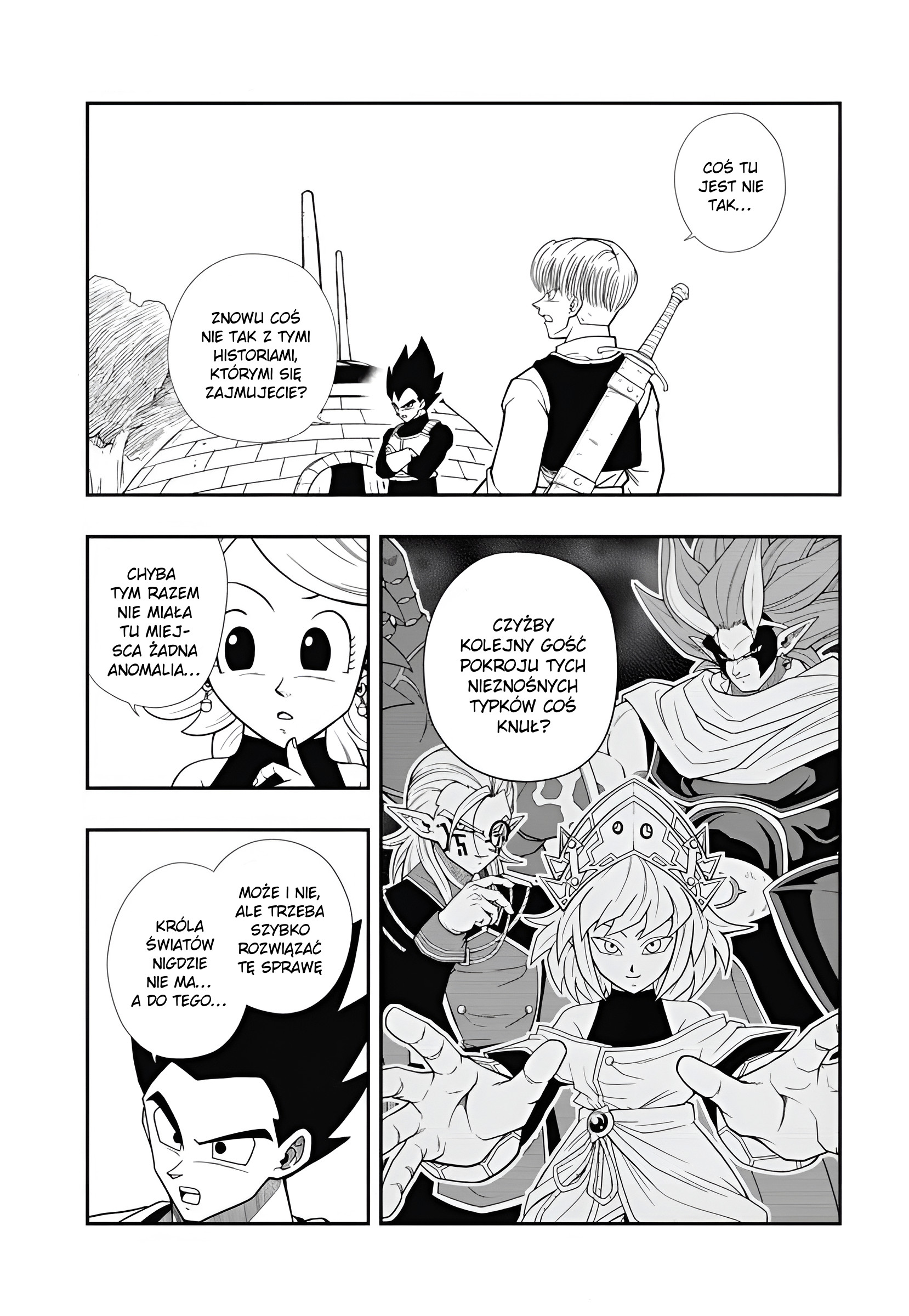 Super Dragon Ball Heroes: Meteor Mission! Trzech Saiyan jednoczy siły, by pokonać nowe zło...!! 第8页