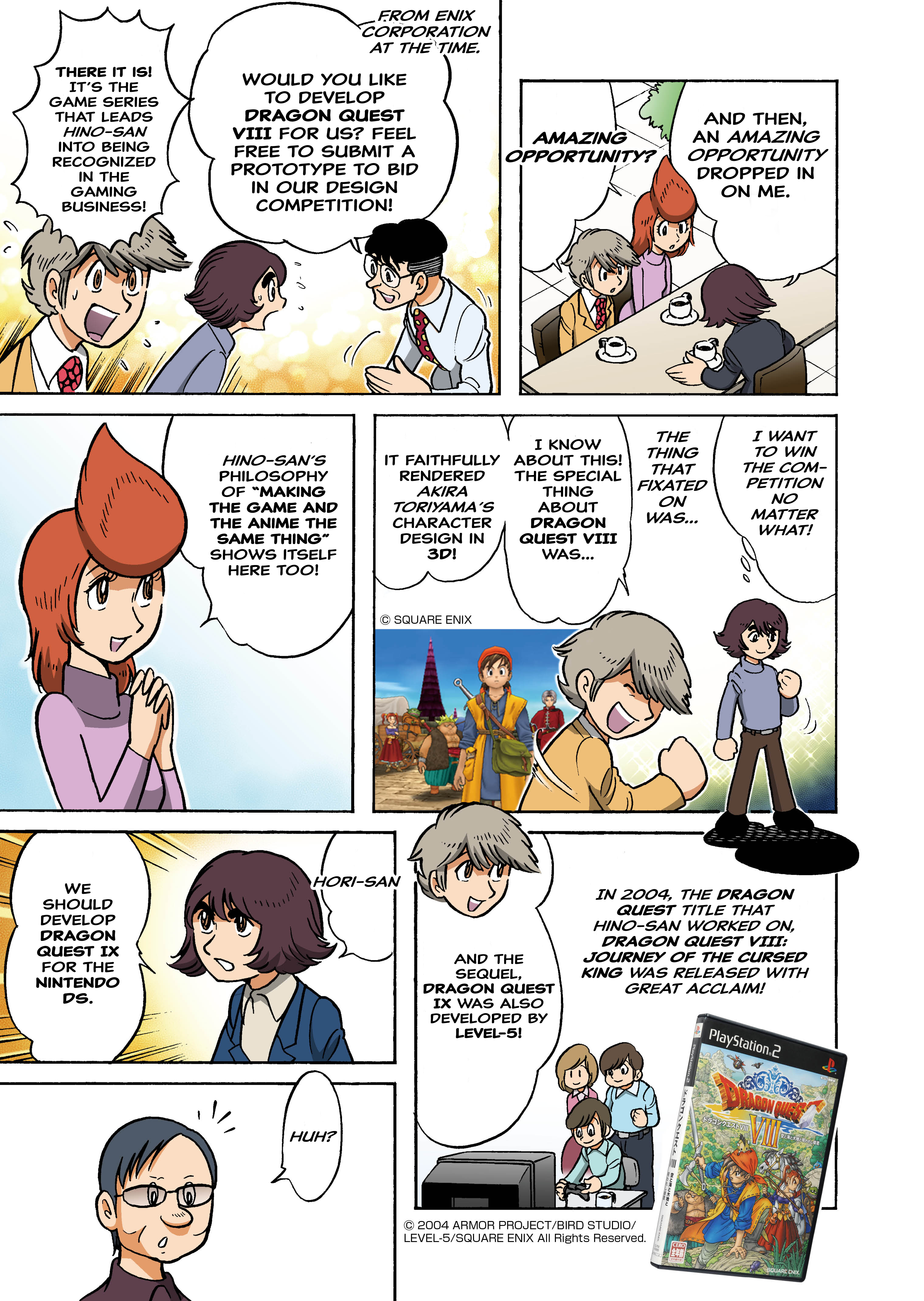 Akihiro Hino Interview Manga 第8页