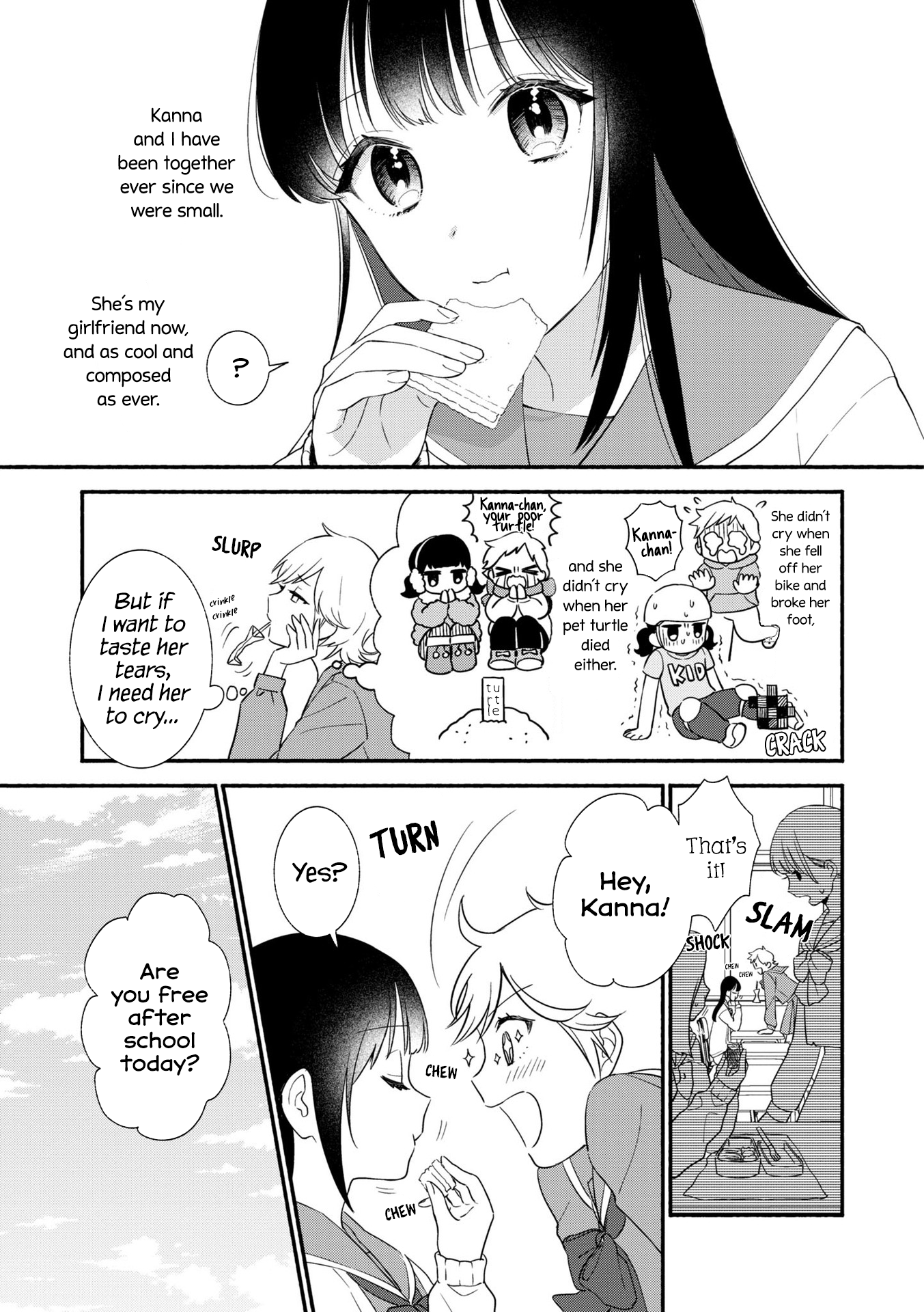 Nakigao Yuri Anthology The reason for her sweet tears (Yudepan) 第3页