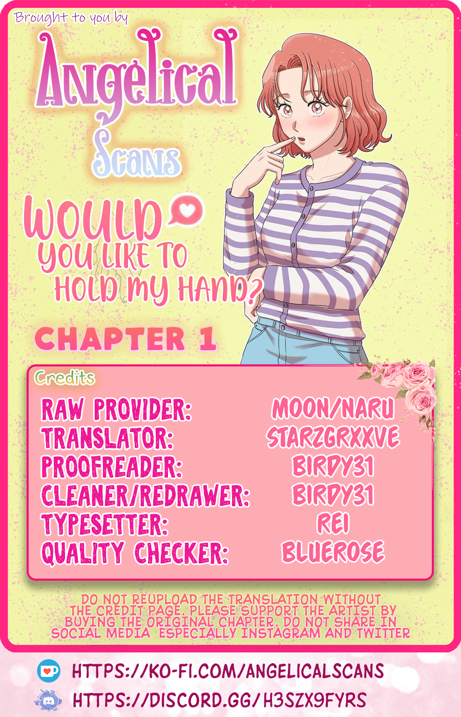 Would You Like to Hold My Hand? 第1页