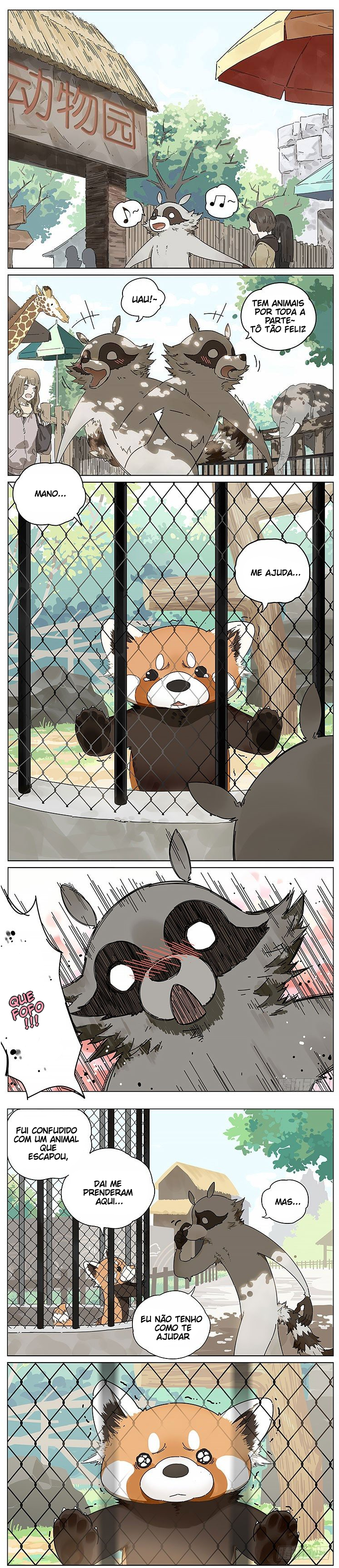 Please Call Me Red Panda Indo no zoológico 第1页