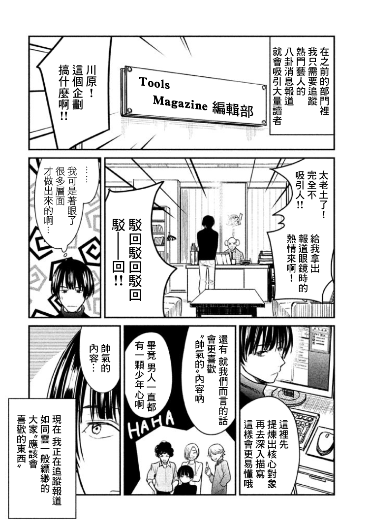 Meganebashi Hanako no Mitate 變身的眼鏡 第1页