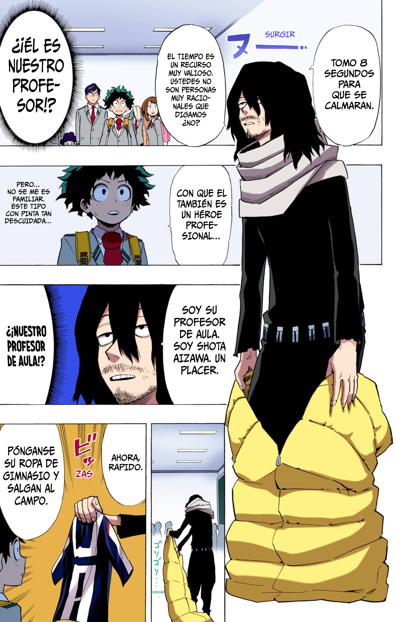 Boku no Hero Academia (Official Colored) Entrando a la academia 第14页