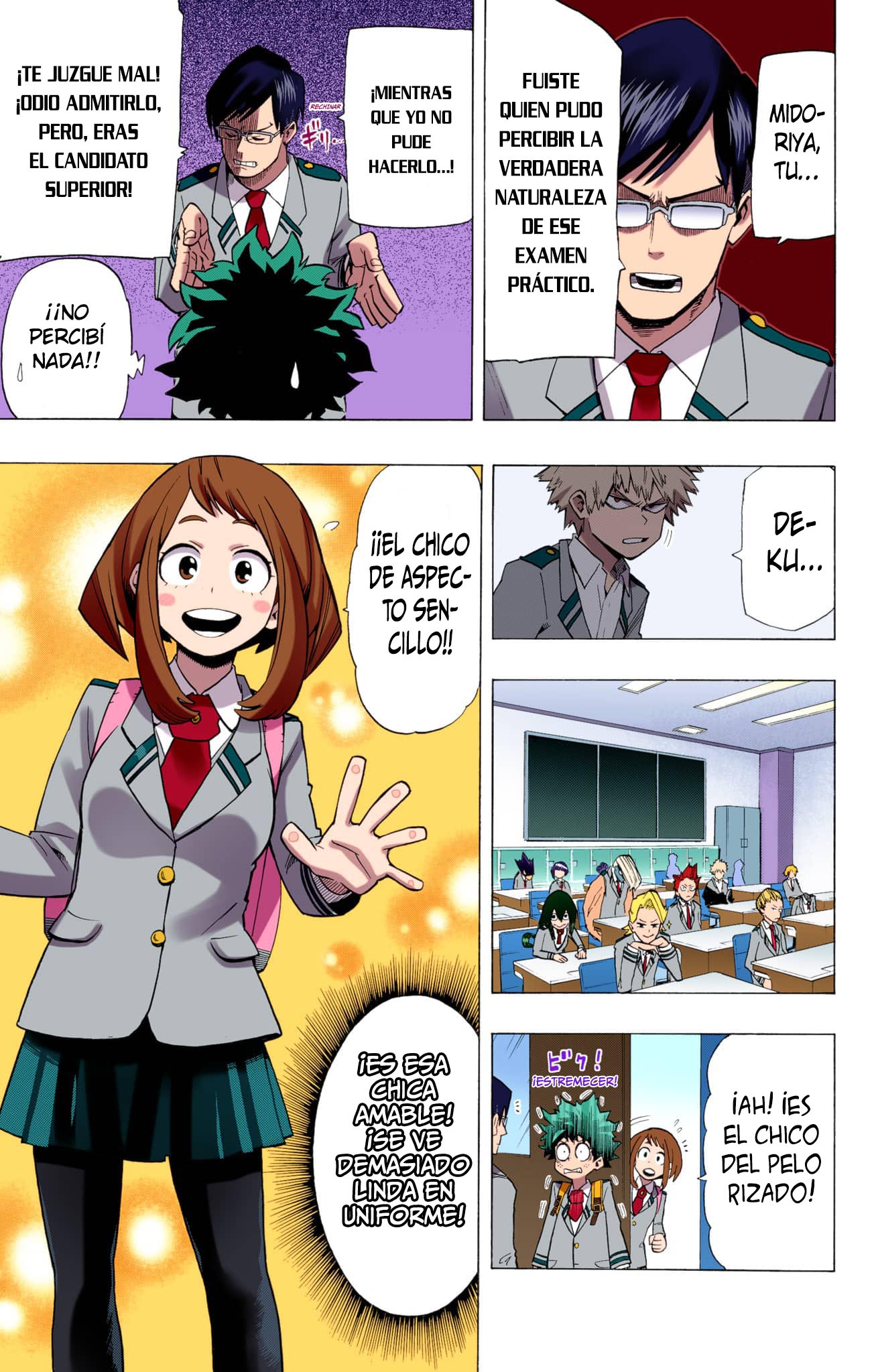 Boku no Hero Academia (Official Colored) Entrando a la academia 第10页