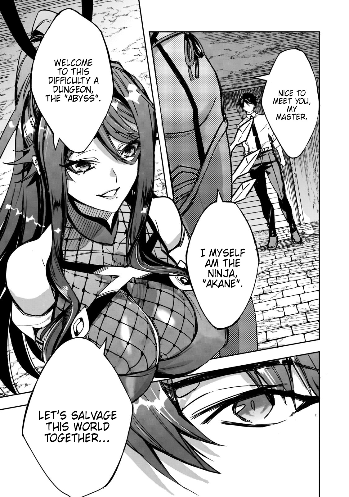 Dungeon Busters ~Chuunen Otoko desu ga Niwa ni Dungeon ga Shutsugen shita node Sekai wo Sukuimasu~ Vol. 1 Ch. 1 第34页